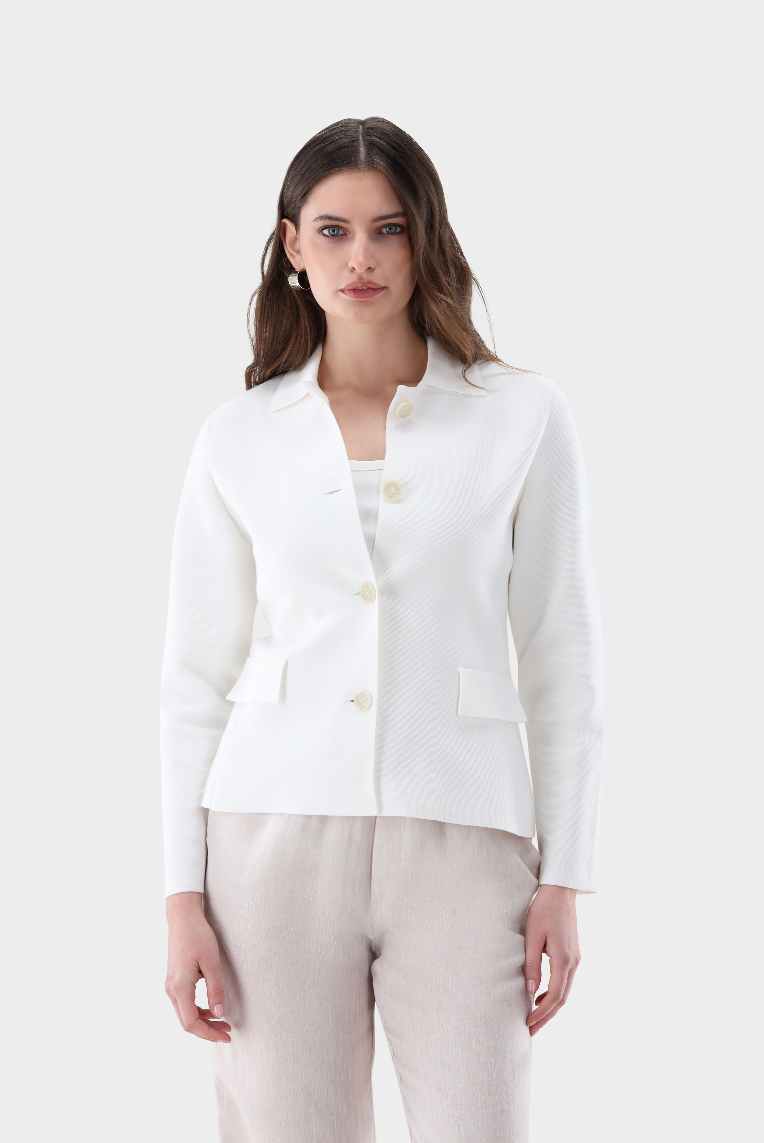 Blazer knitted from Air Cotton