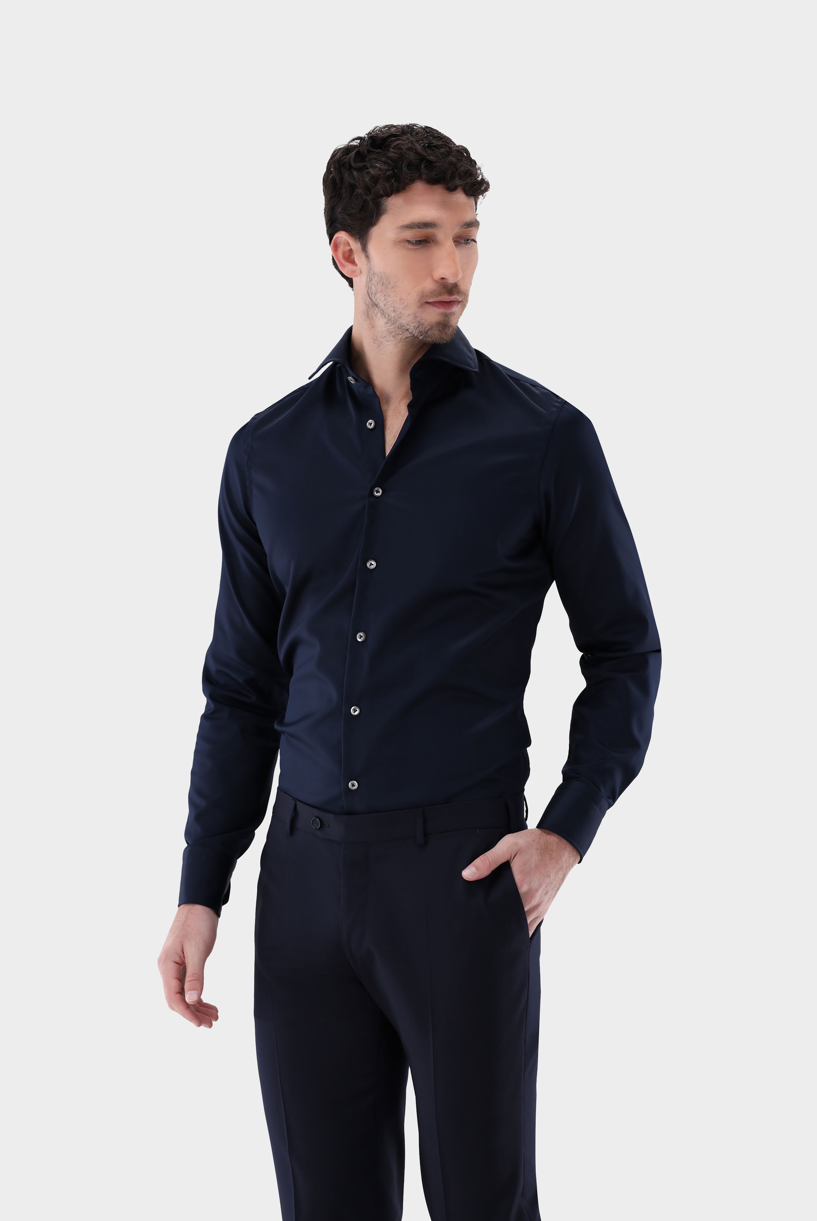 Twill-Hemd bügelfrei Tailor Fit