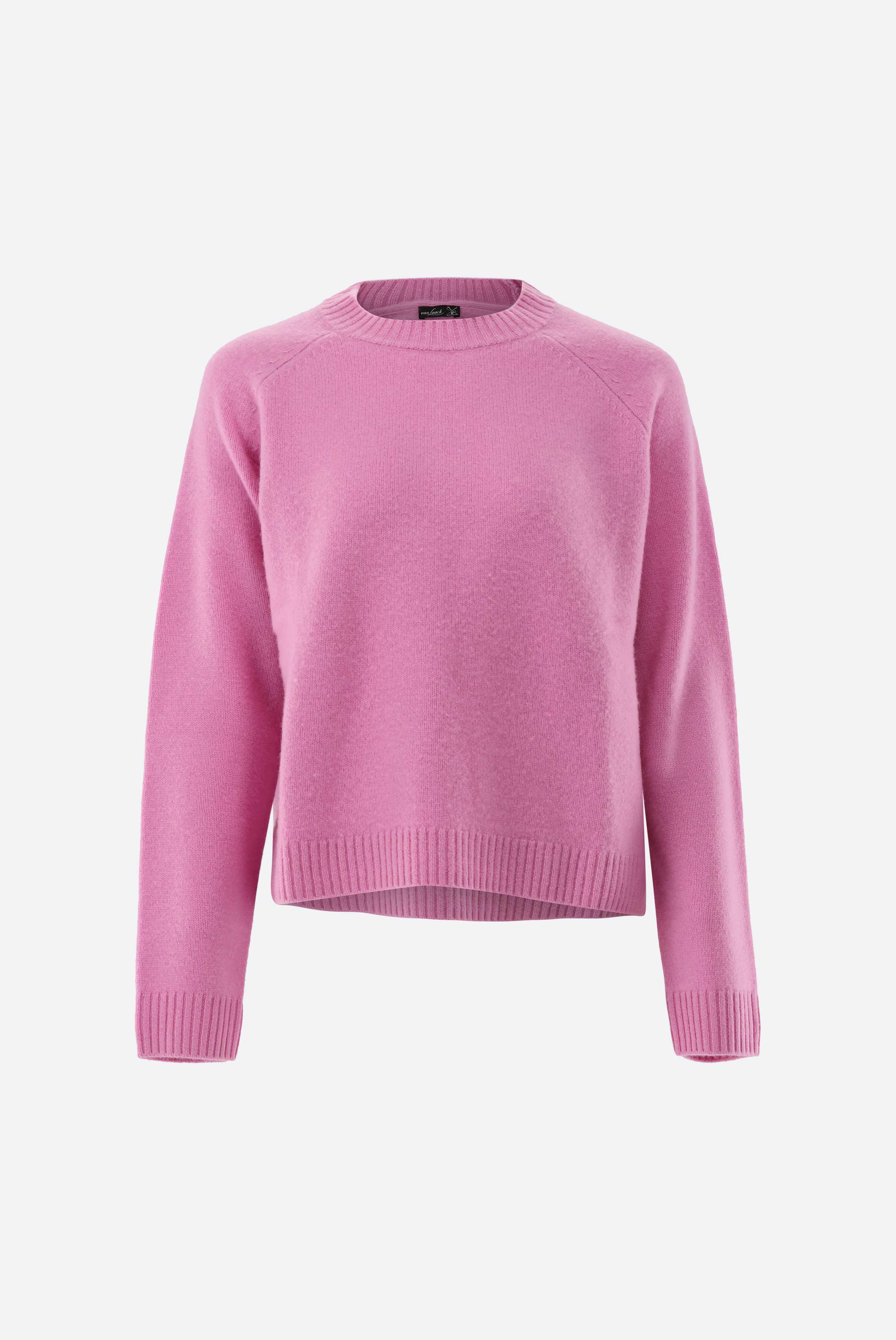 Crew-neck with wool and cashmere