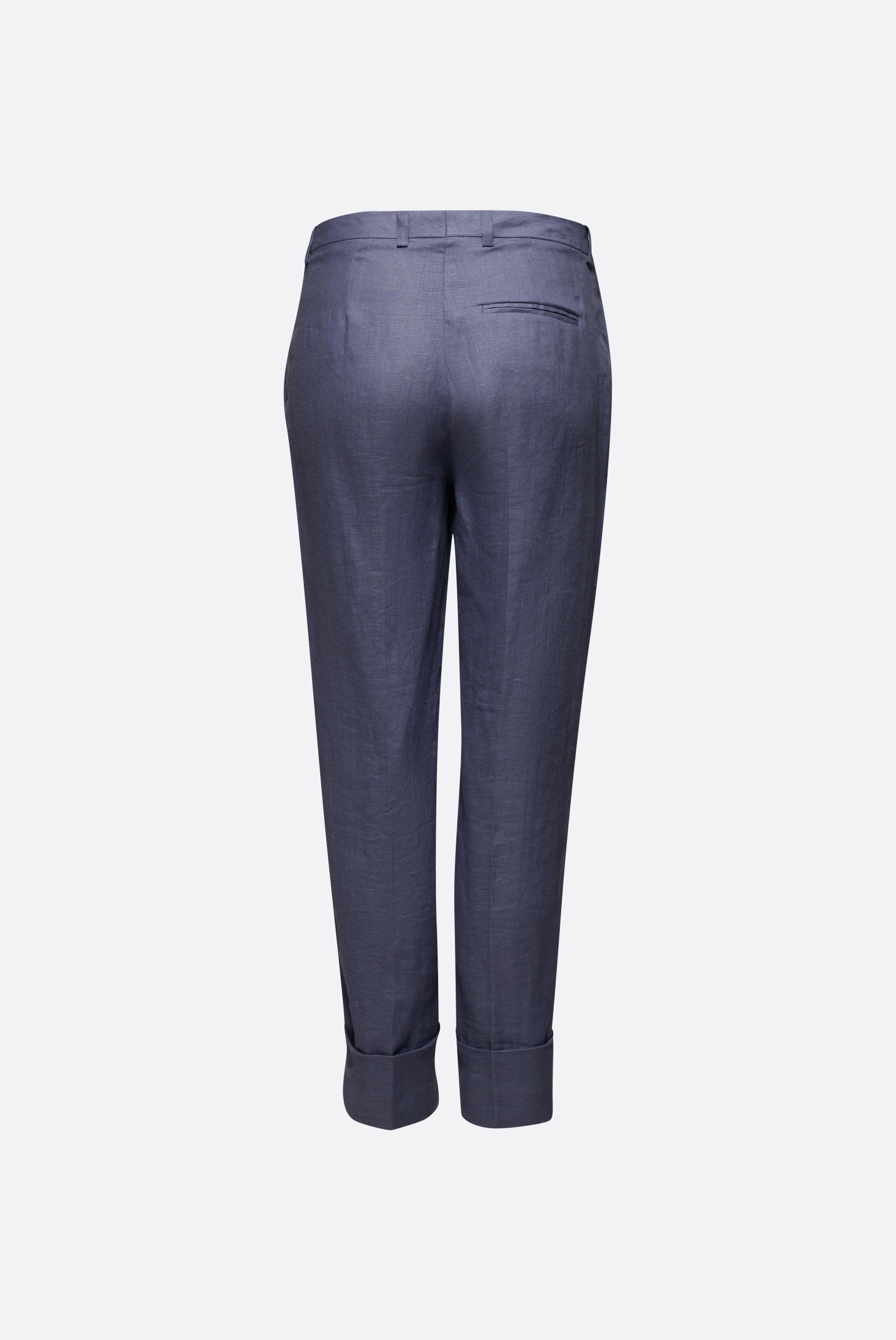 Jeans & Trousers+Linen Pants with Cuff+05.657V..H50555.680.36