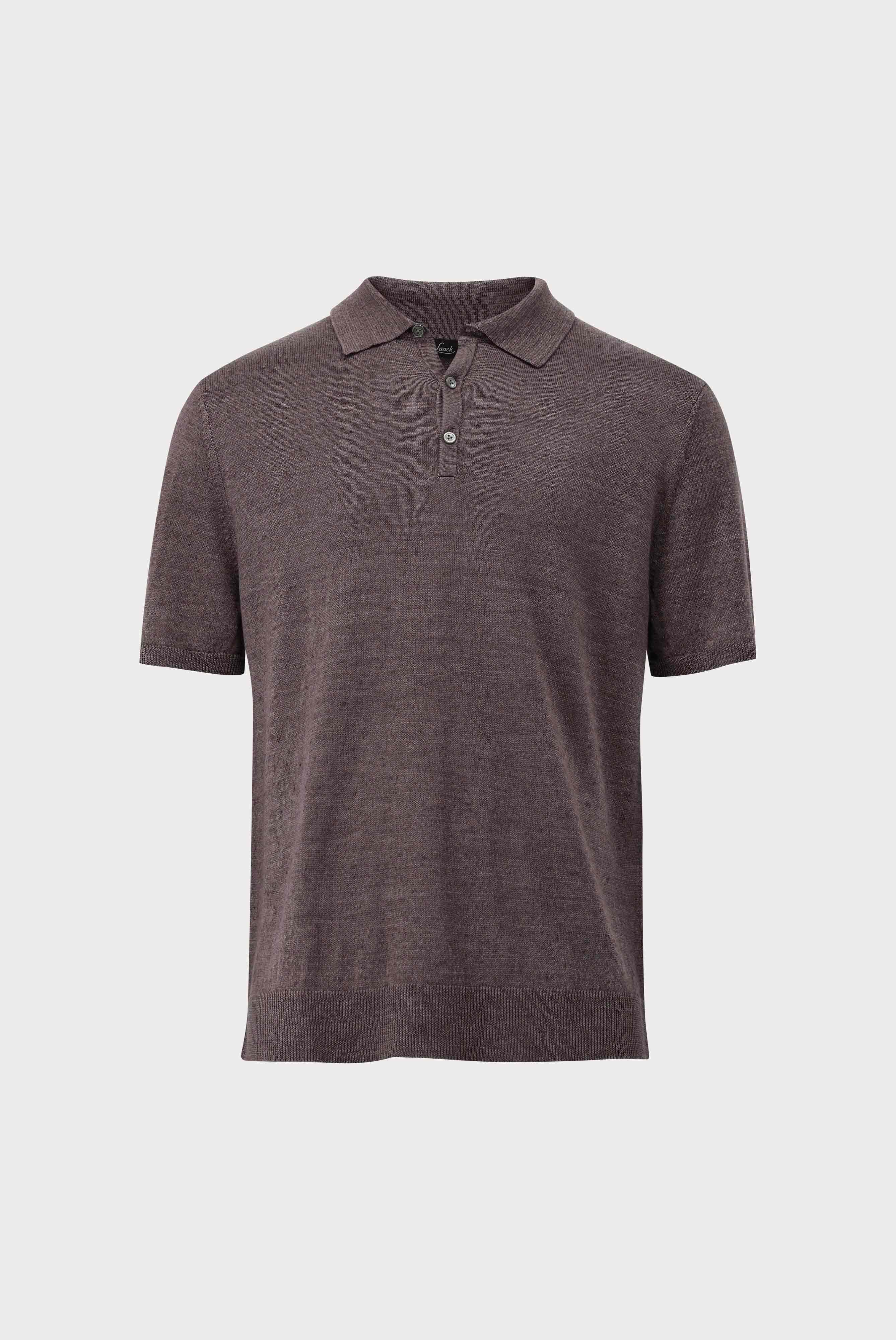 Poloshirts+Knit Polo in Linen+82.8603..S00169.680.L