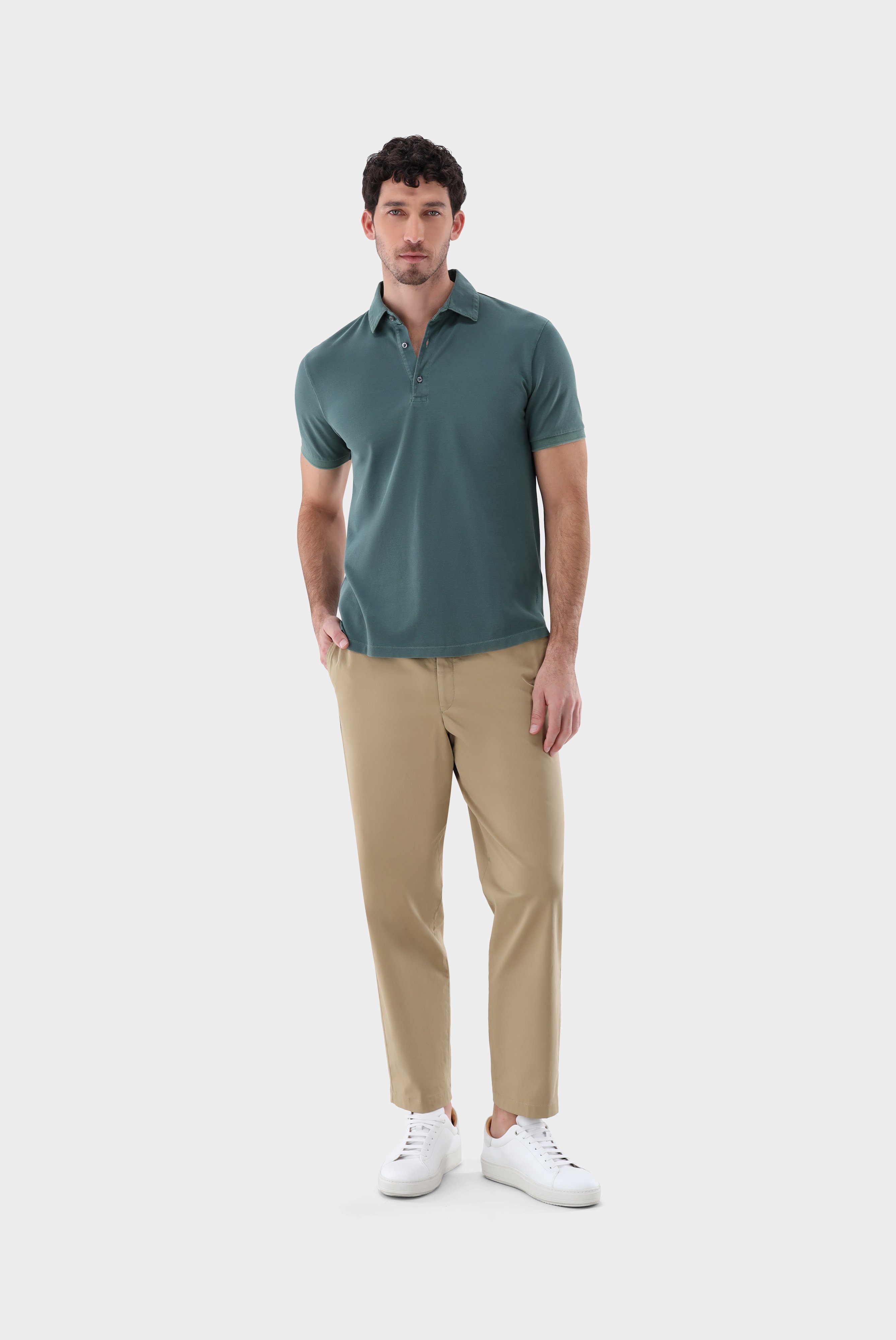 Poloshirts+Garment-Dyed Piqué Polo Shirt+20.1650..Z20047.980.S