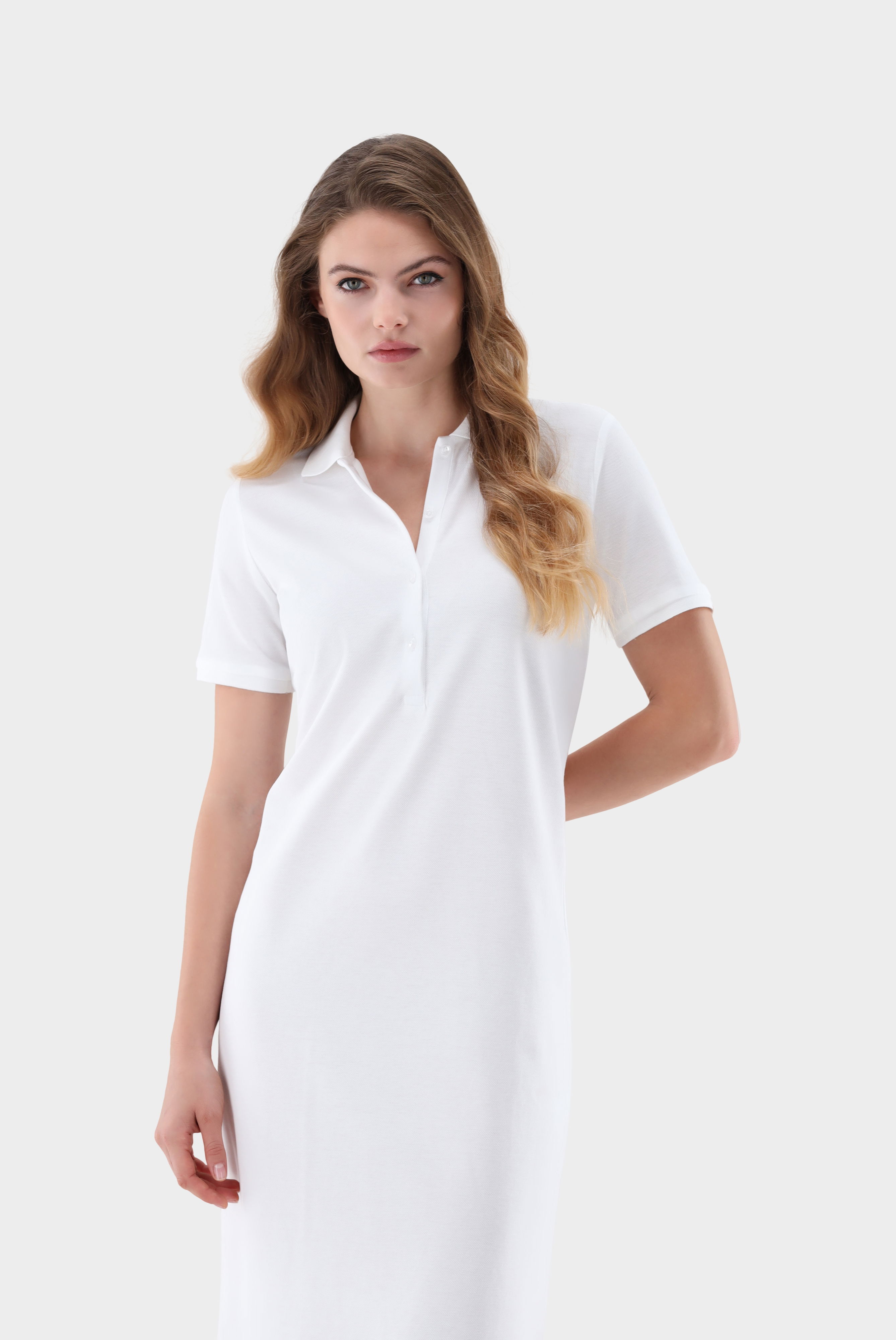 Piqué Polokleid