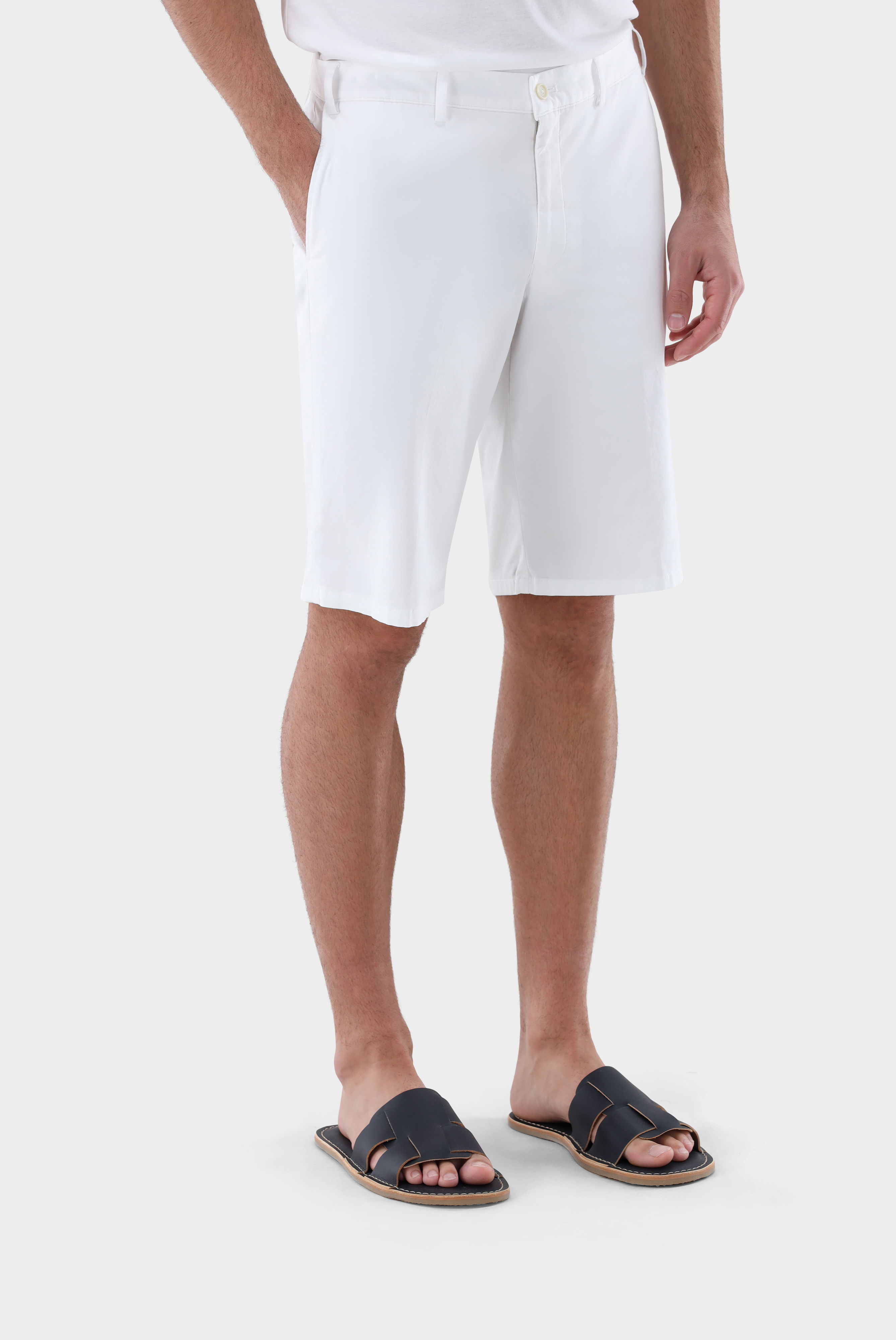 Shorts aus Baumwolle