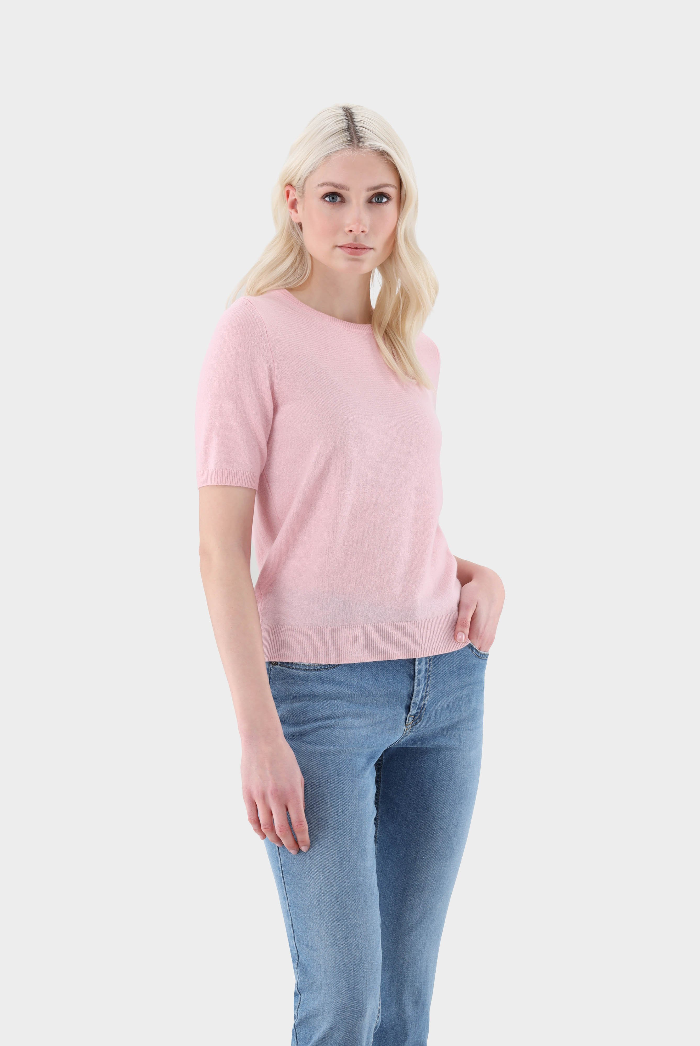 Knitted cashmere t-shirt