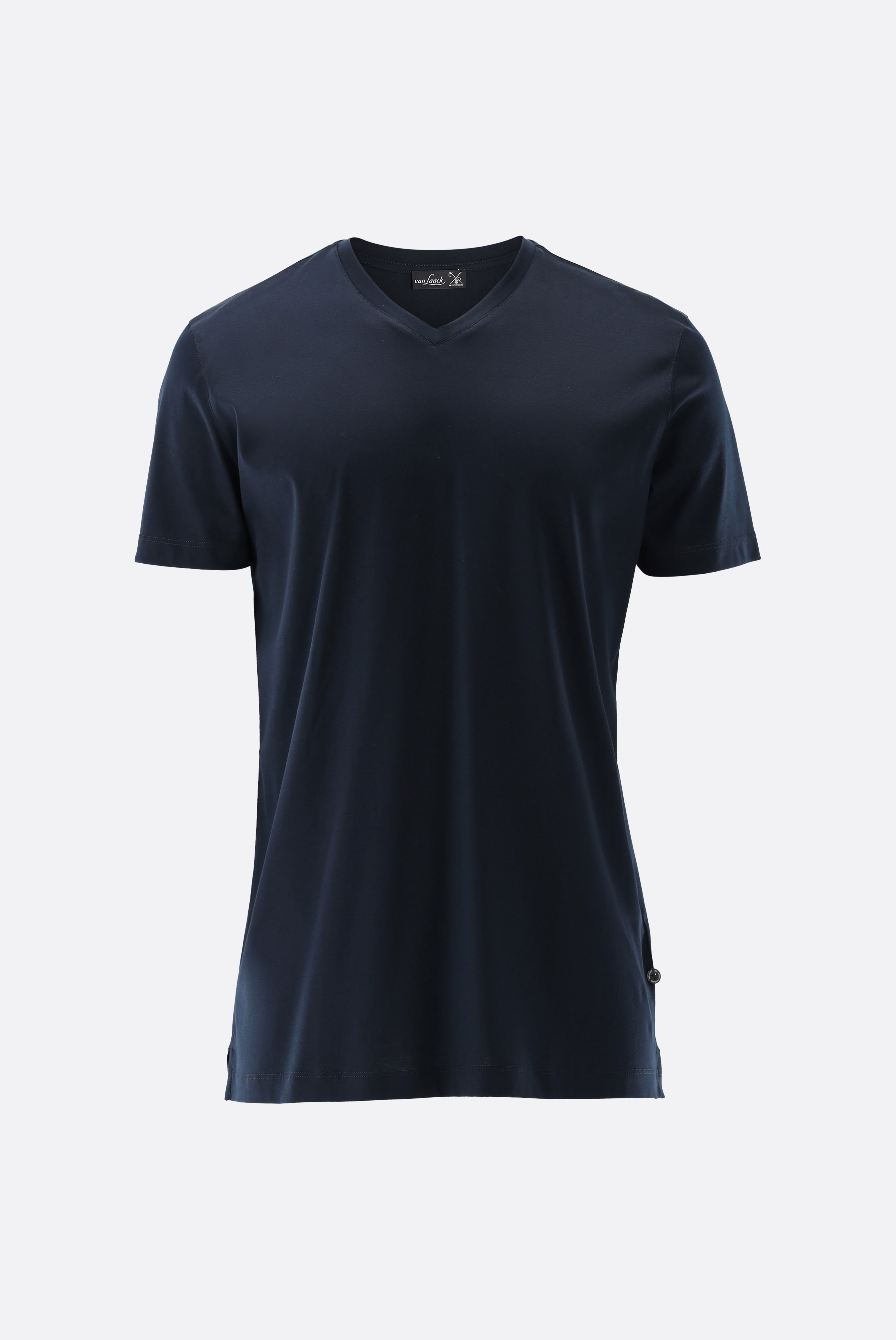 T-Shirt mit V-Ausschnitt Slim Fit