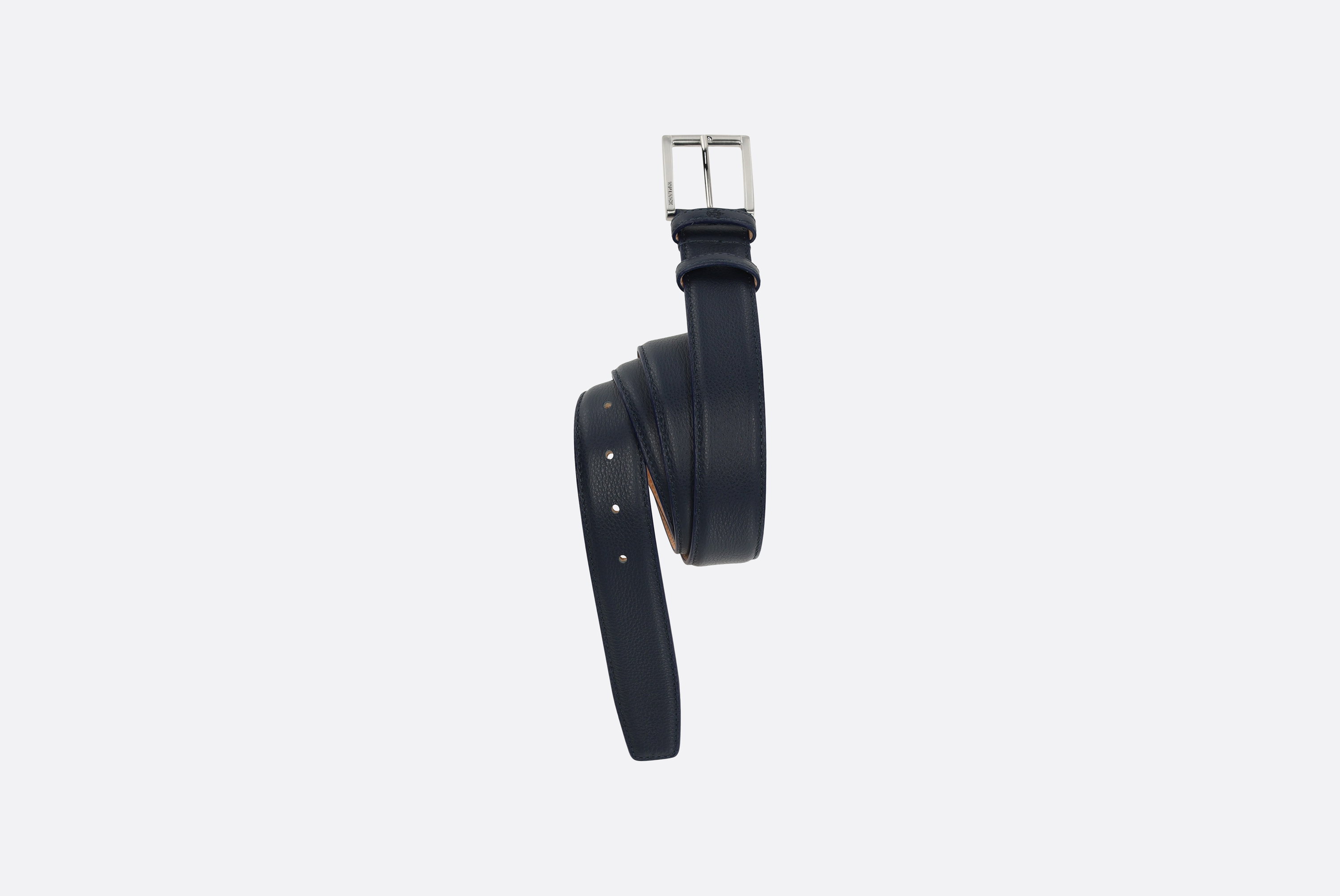 Belt with silver buckle