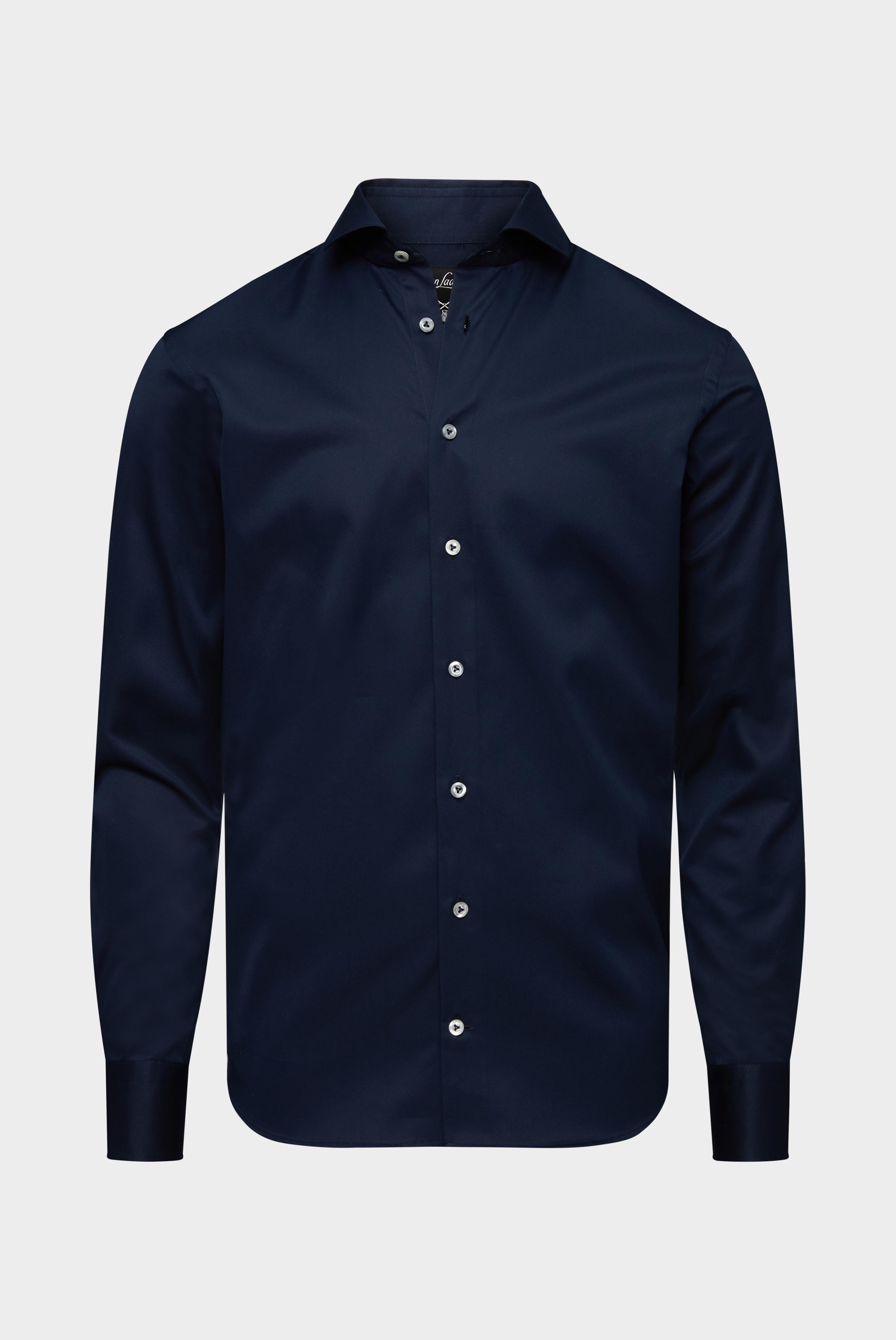 Bügelleichte Hemden+Bügelfreies Hybridshirt mit Jerseyeinsatz Slim Fit+20.2553.0F.132241.785.42