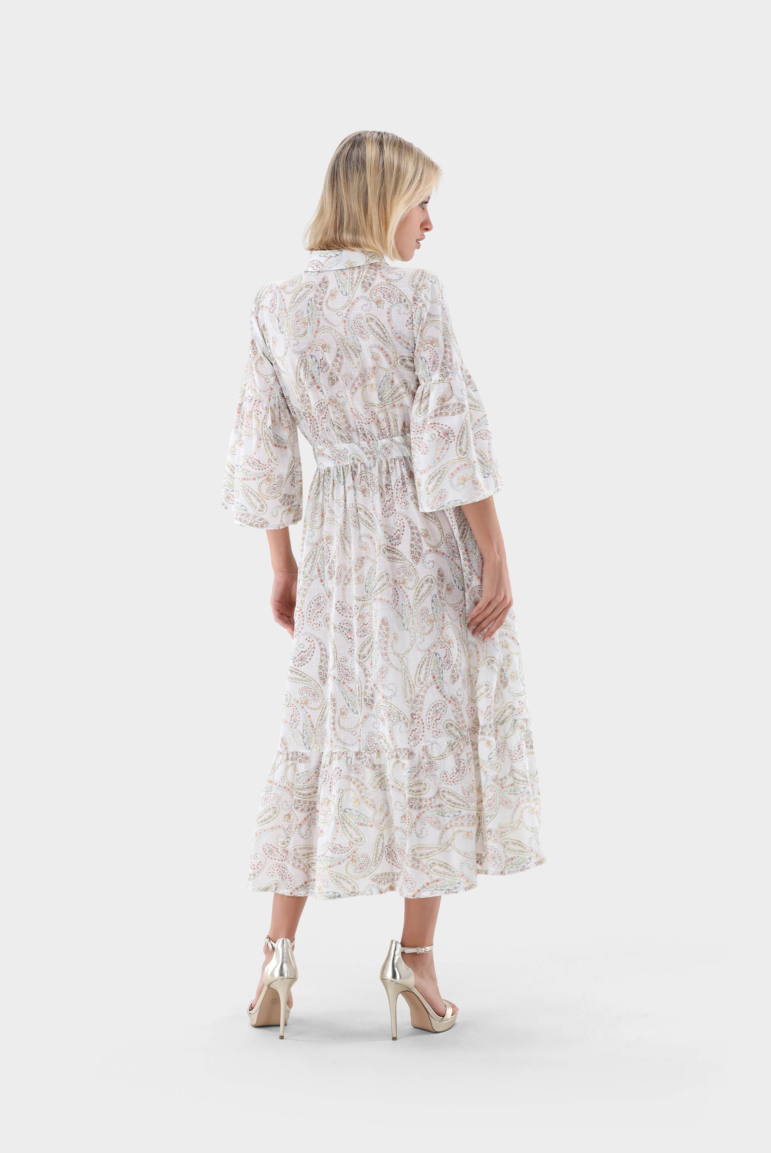 Dresses & Skirts+Paisley Printed Maxi Dress+05.658X.07.172043.005.34