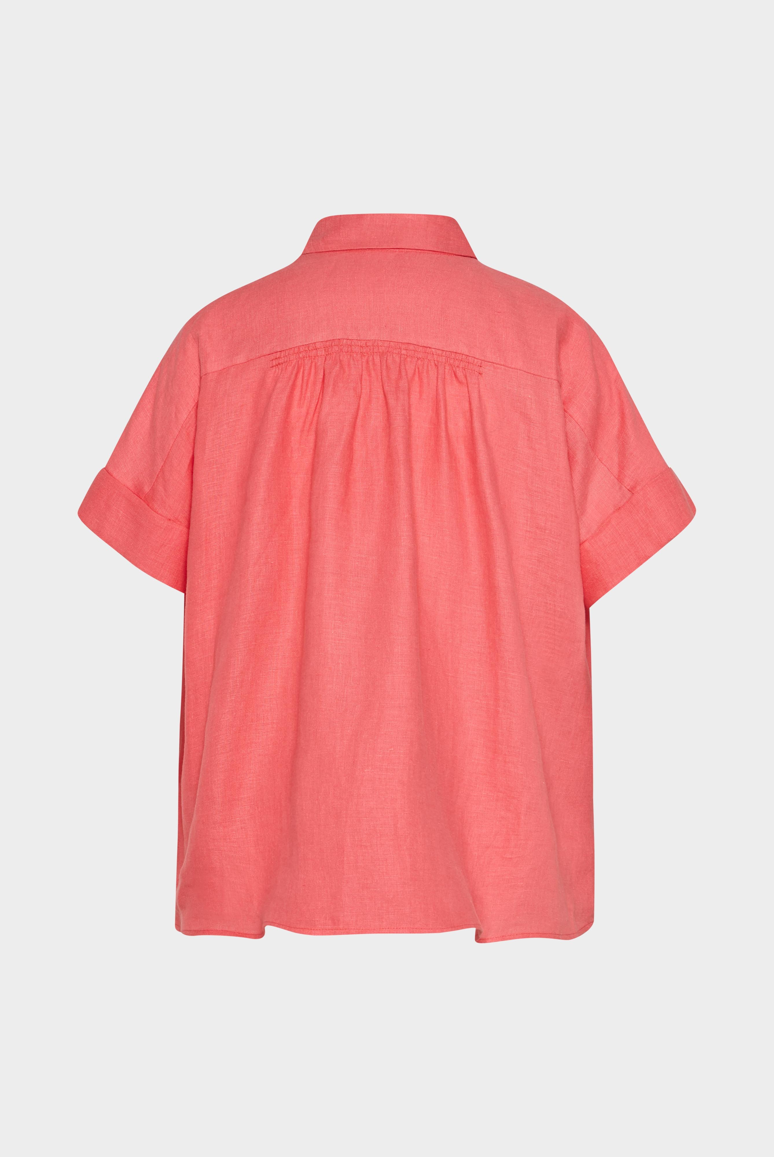 Casual Blouses+Short-Sleeved Blouse made of Upper Linen+05.525R.P8.150555.440.44