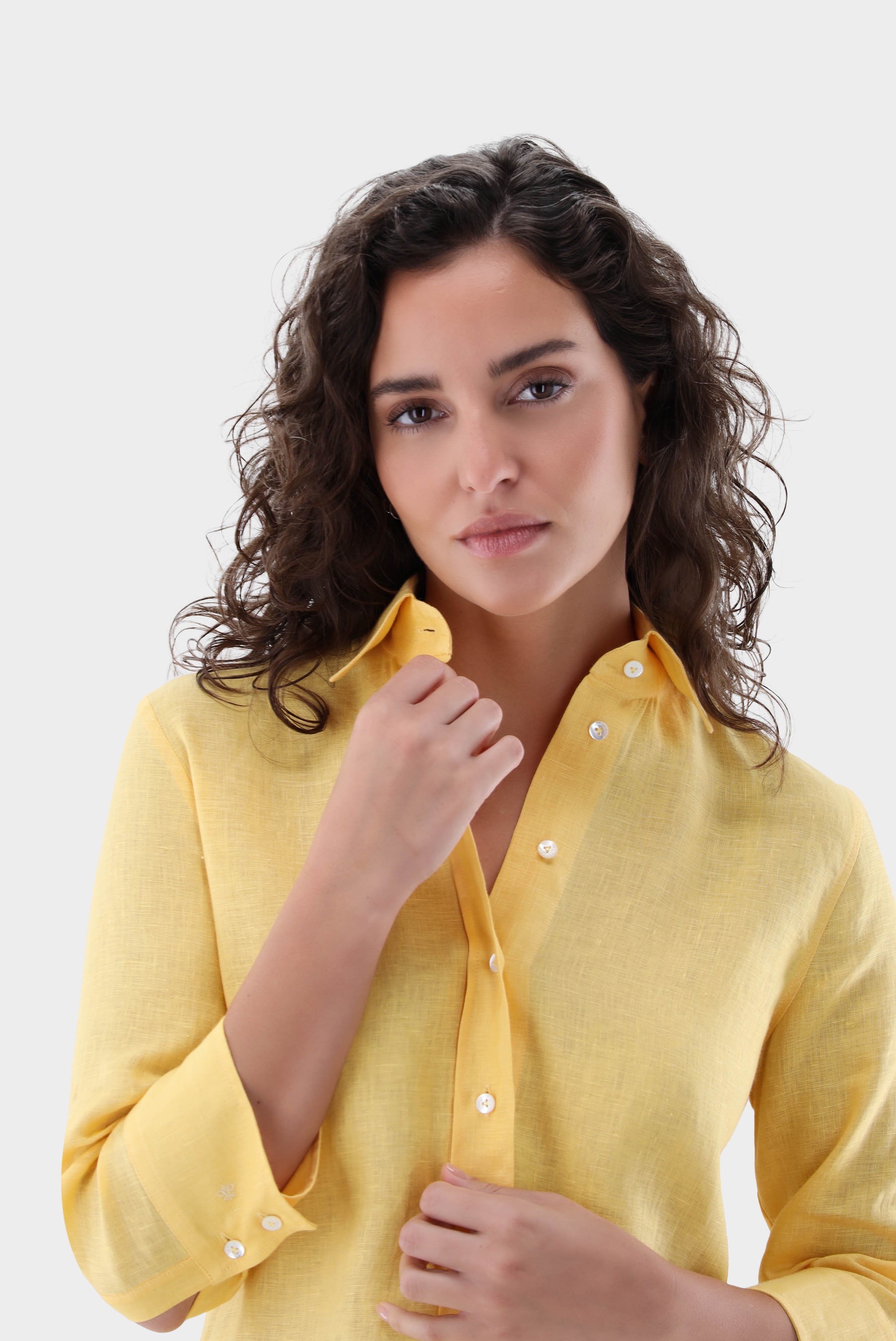 Casual Blouses+Fitted Linen Blouse+05.528S.FW.150555.230.32