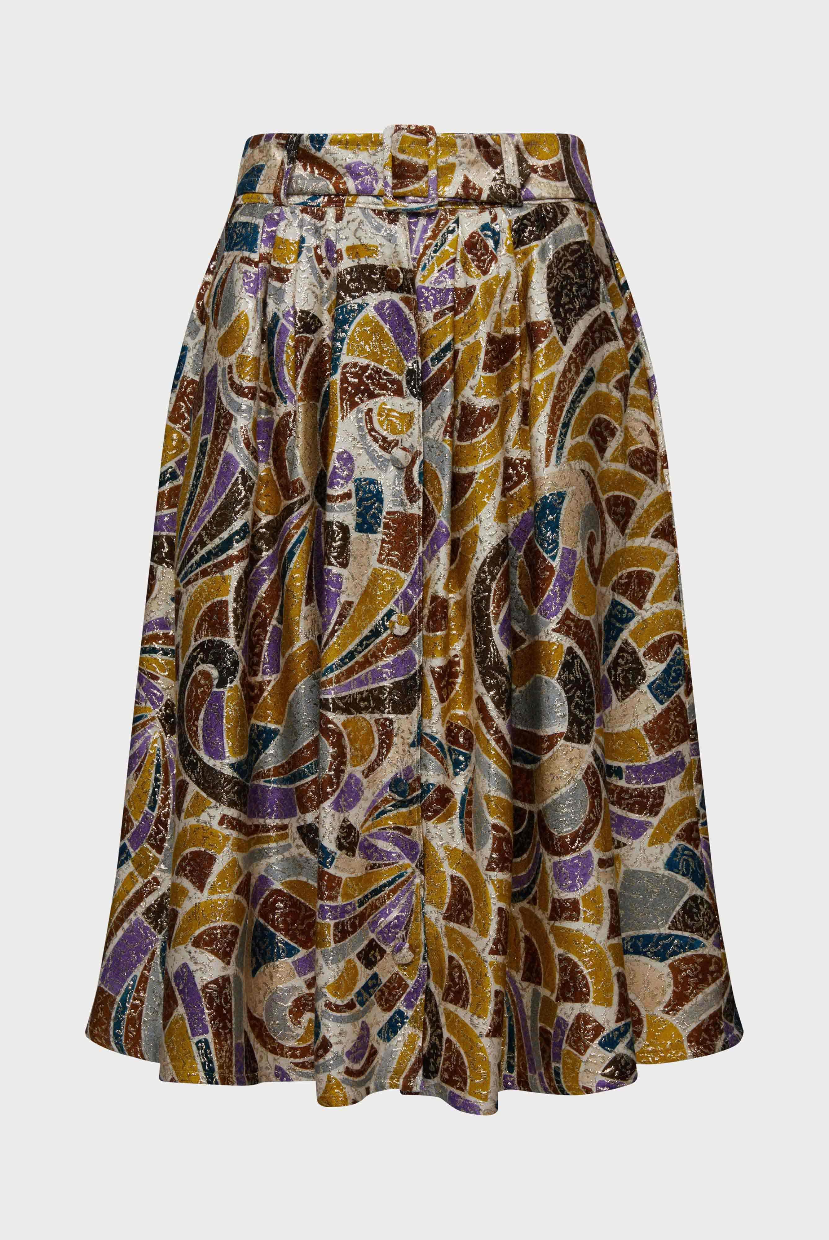 Dresses & Skirts+Flared Midi Skirt+05.658D..H71573.165.46