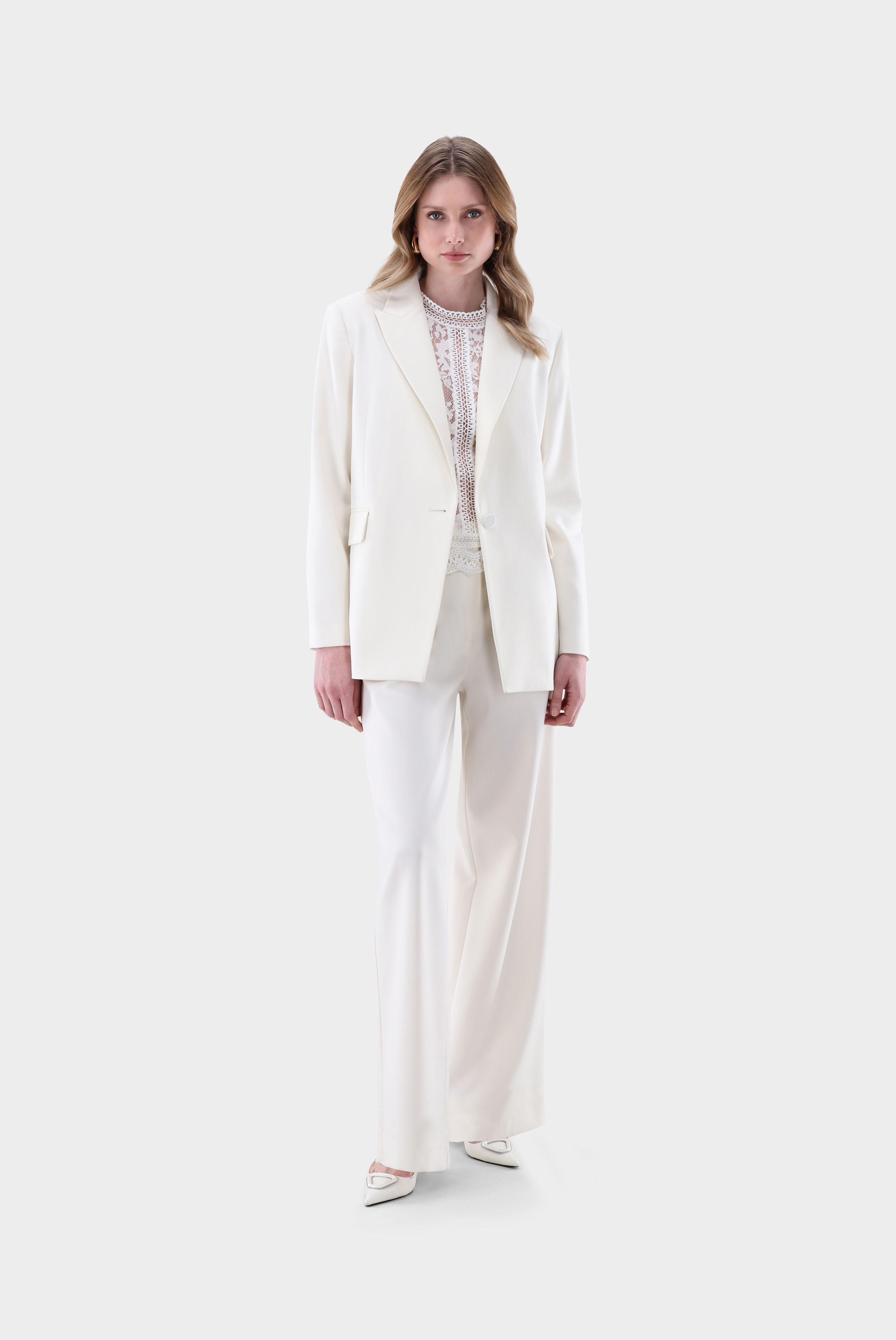 Blazer mit geradem Saum und Pattentaschen günstig online kaufen