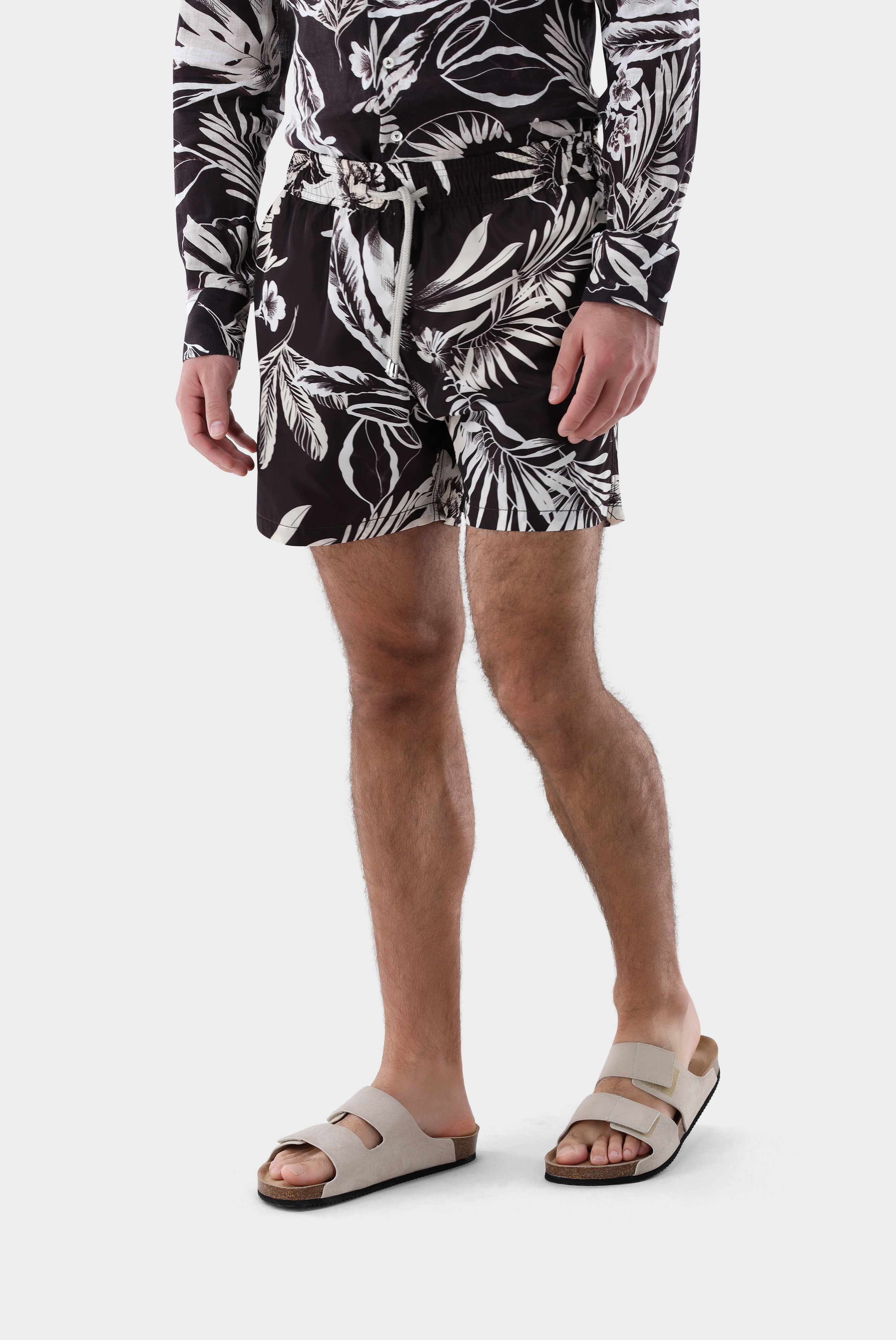Badehose mit Palmen Muster