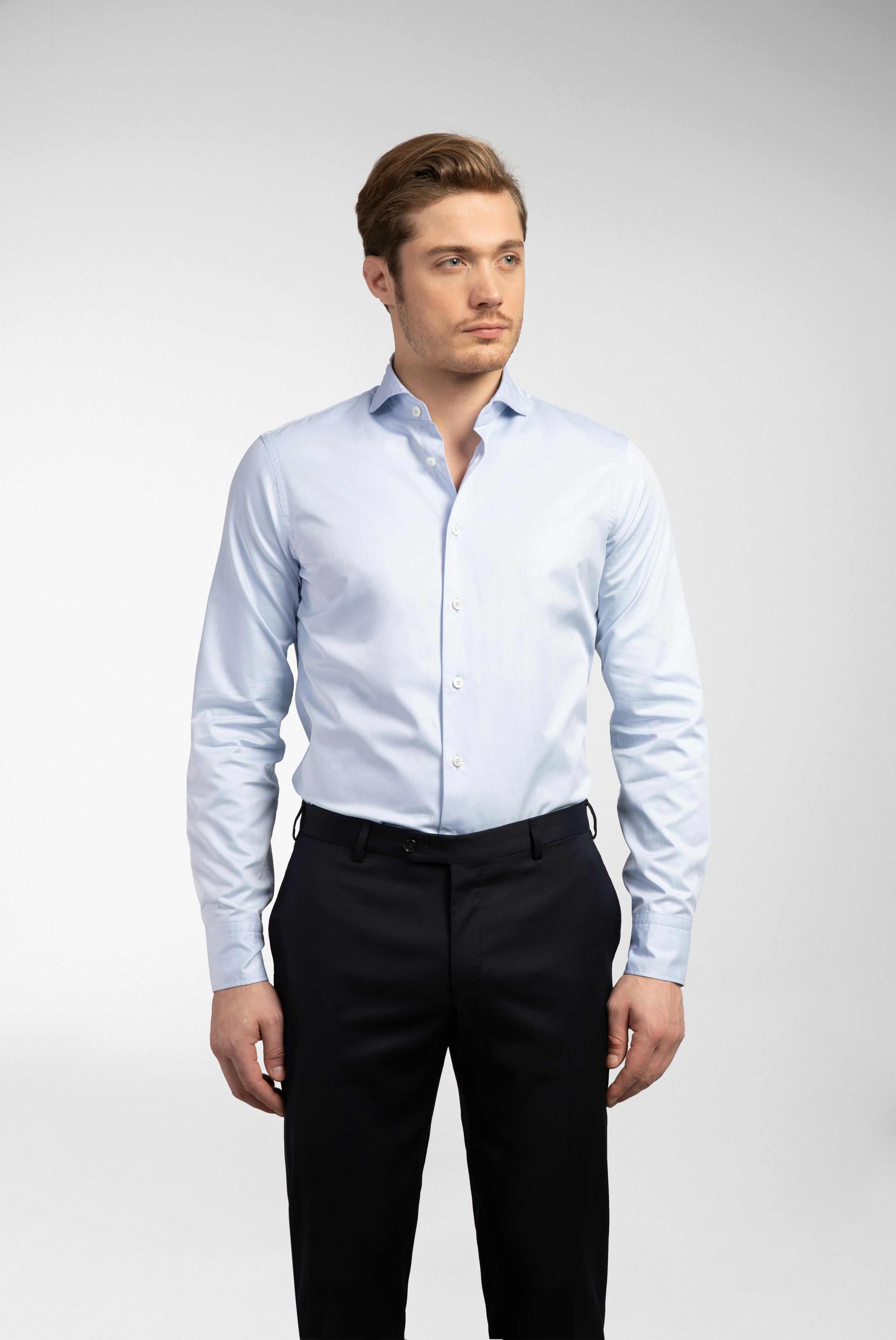 Hemd aus Twill Gewebe Slim Fit