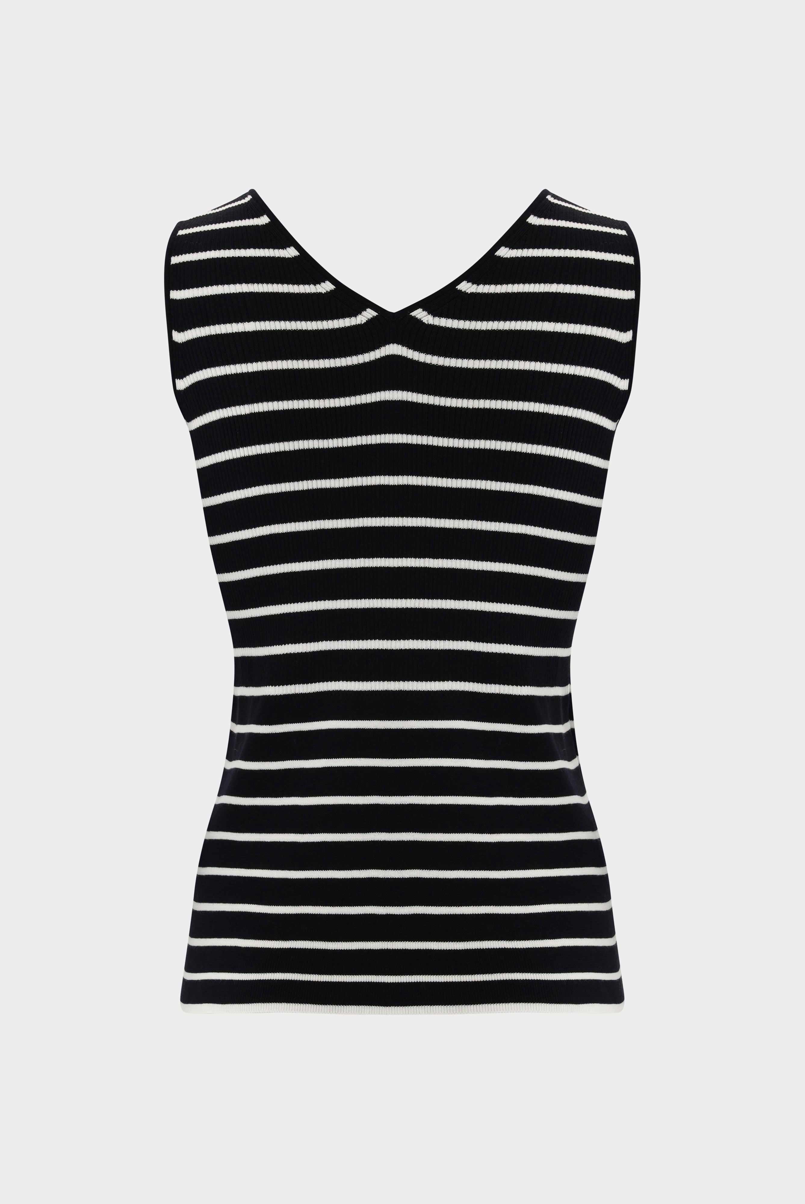 Tops & T-Shirts+Striped Rib-Knit Tanktop+09.9966..S00258.791.XS