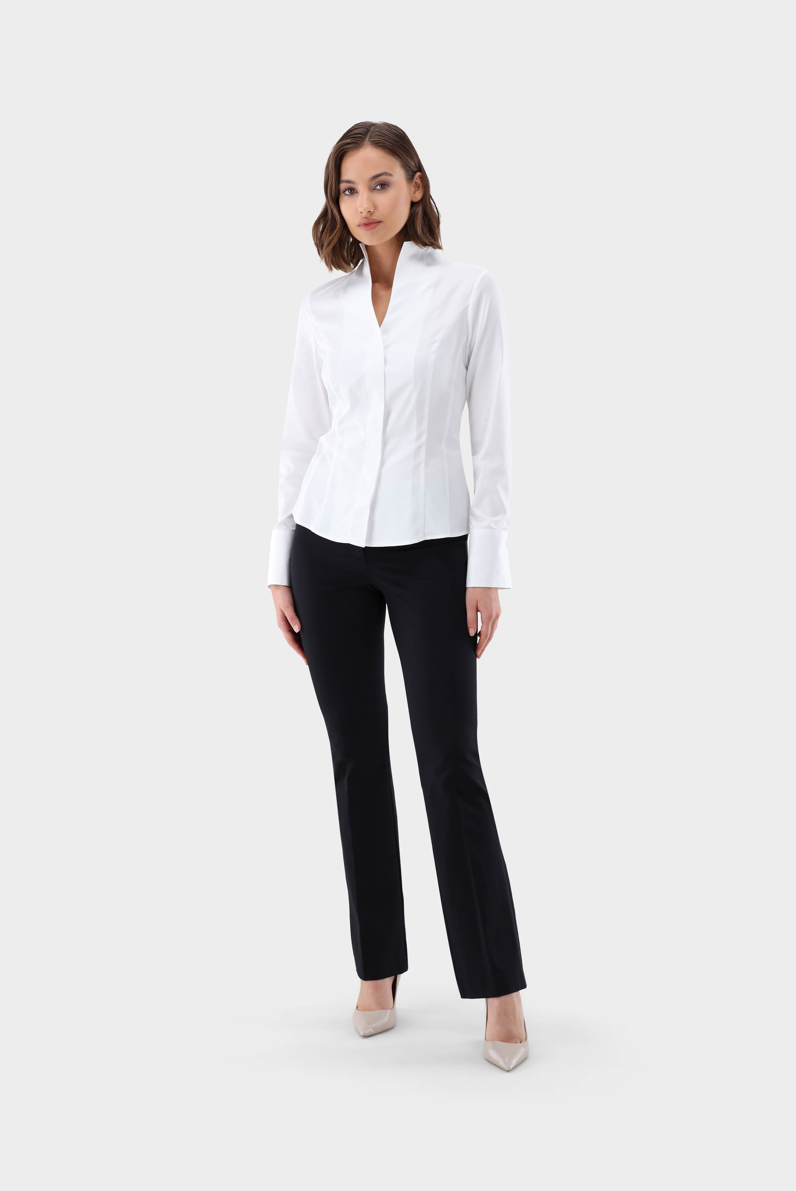 Business Blouses+Twill Chalice Collar Blouse+05.3612.73.130148.000.32