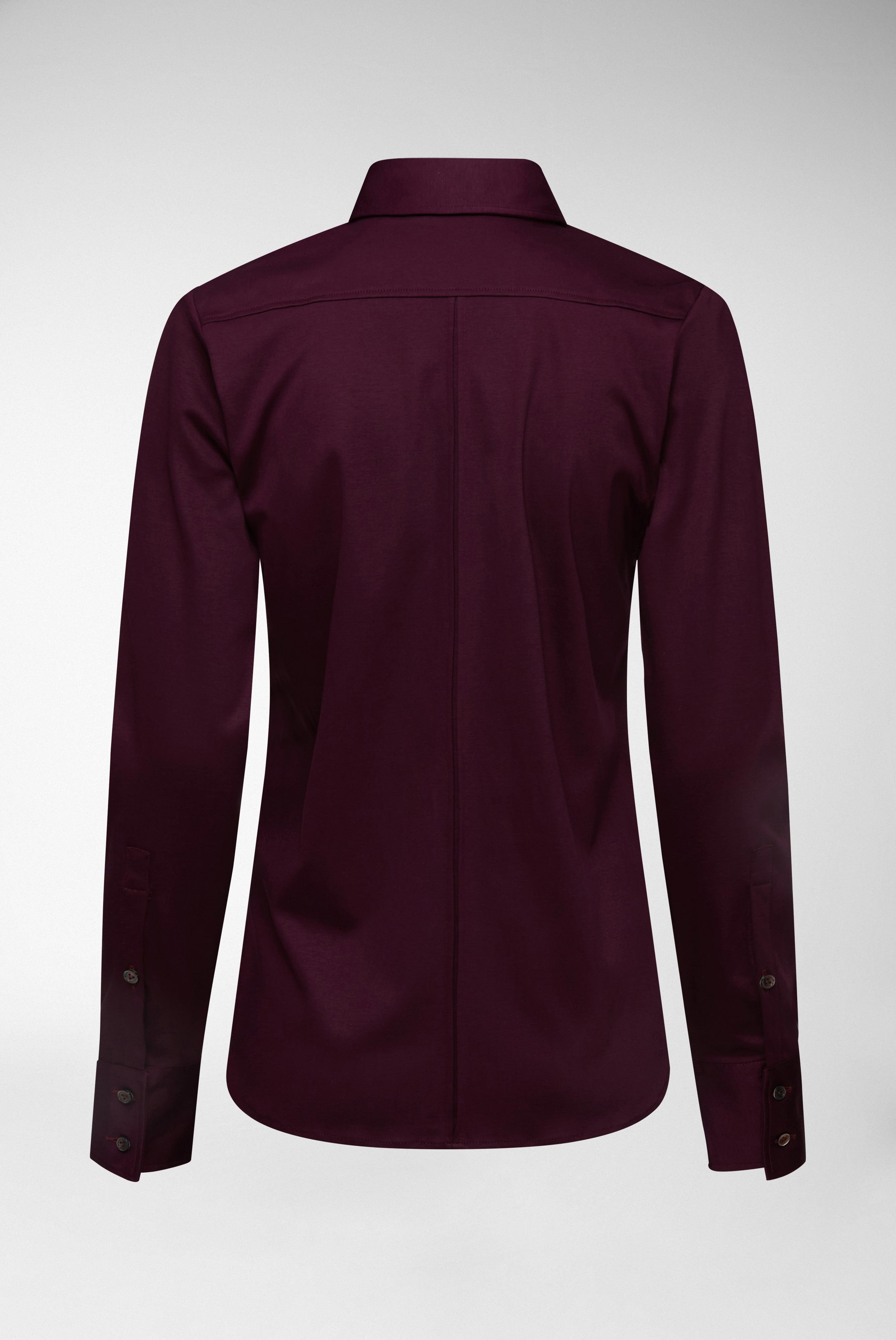 Casual Blusen+Taillierte Jersey Hemdbluse aus Schweizer Baumwolle+05.603Y..180031.590.44