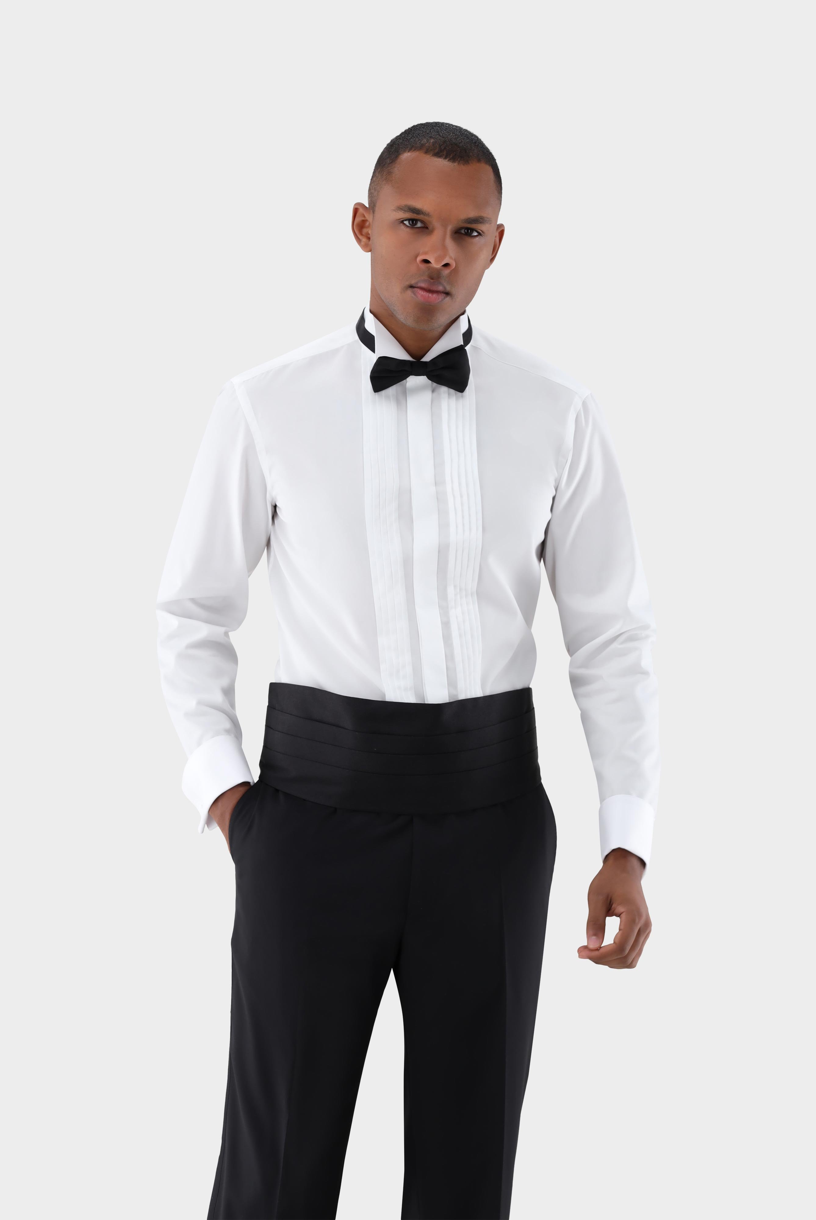 Tuxedo shirt with wing collar Tailor Fit