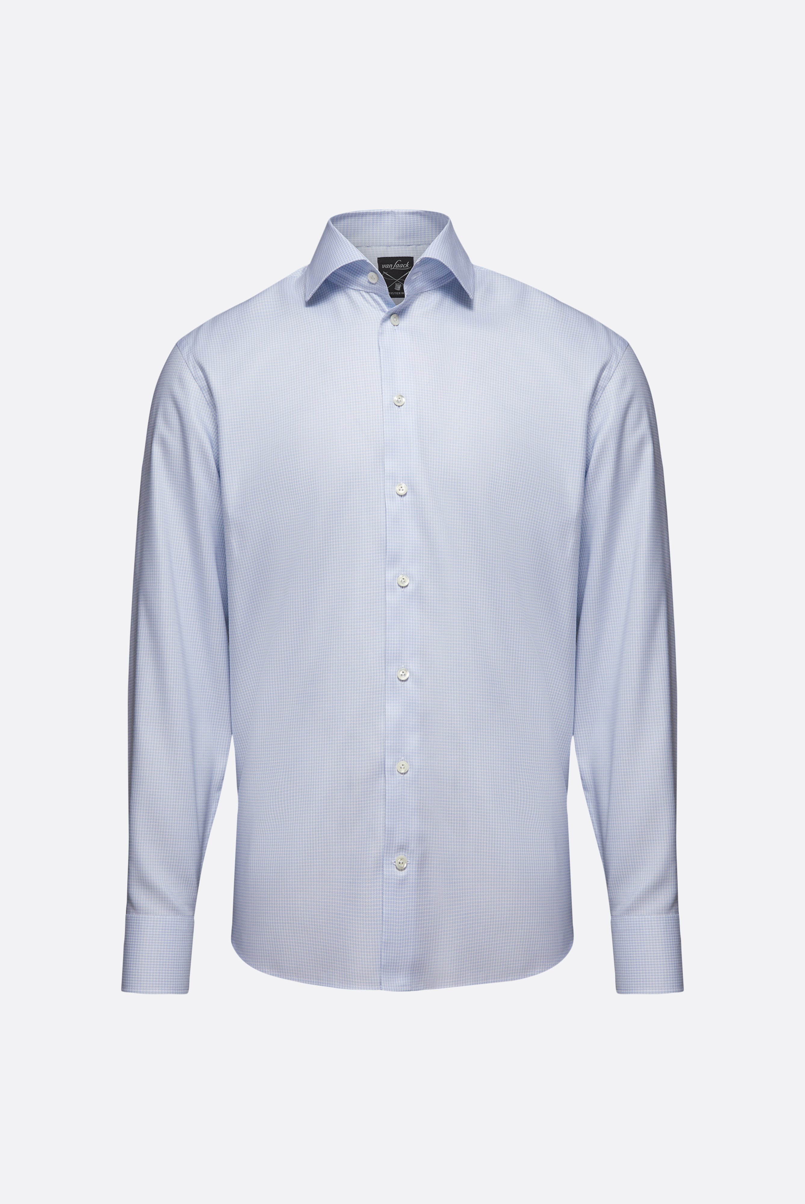 Bügelleichte Hemden+Bügelfreies Hemd mit Hahnentrittmuster Tailor Fit+20.2020.BQ.161101.720.38