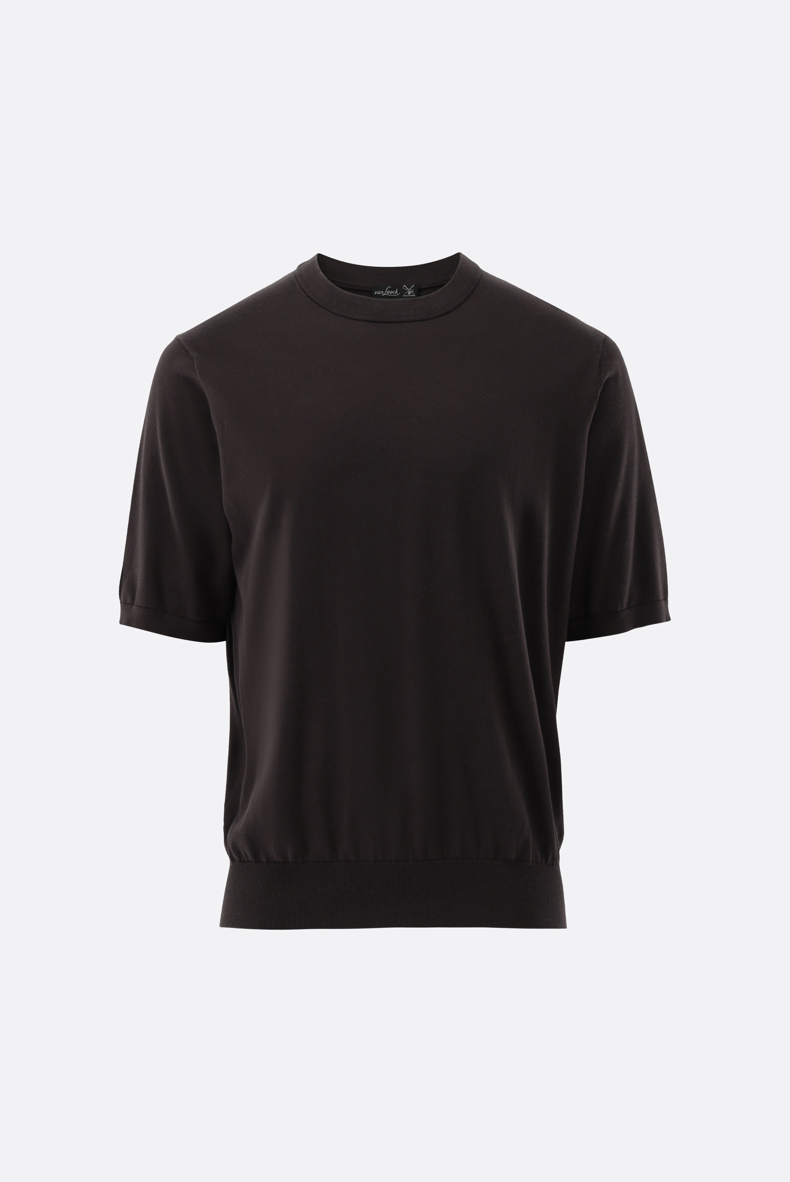 Strick T-Shirt mit Baumwolle und Seide günstig online kaufen