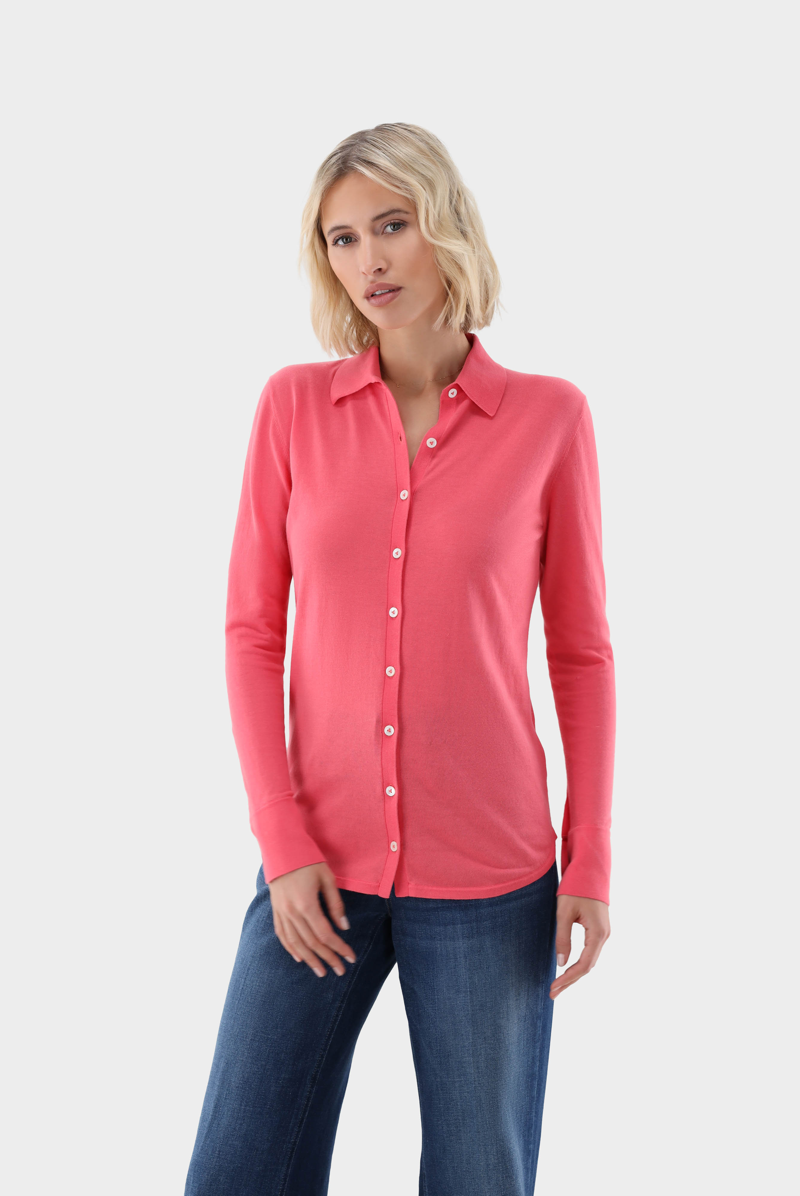 Strickhemd aus Air Cotton