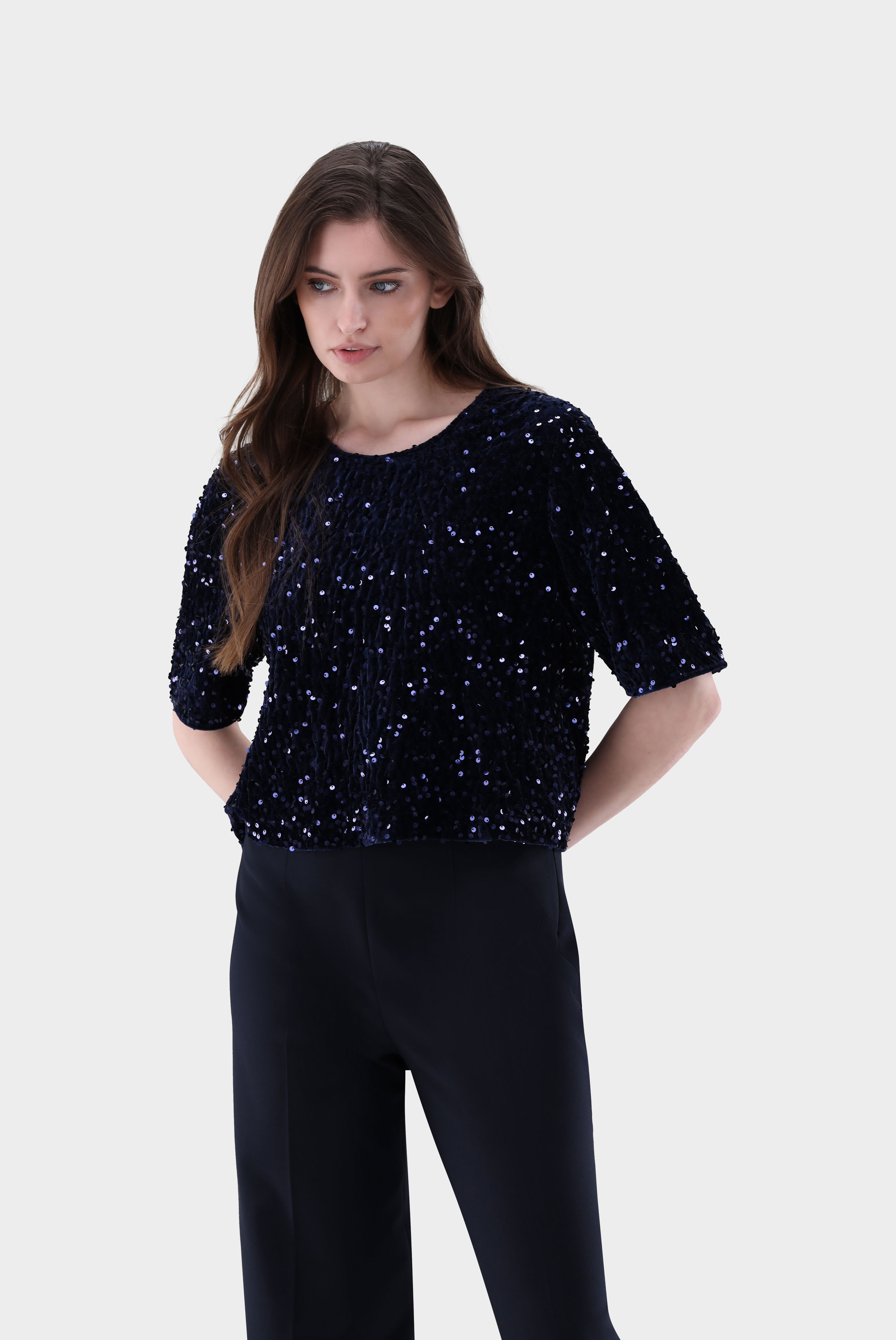 Top mit Pailletten
