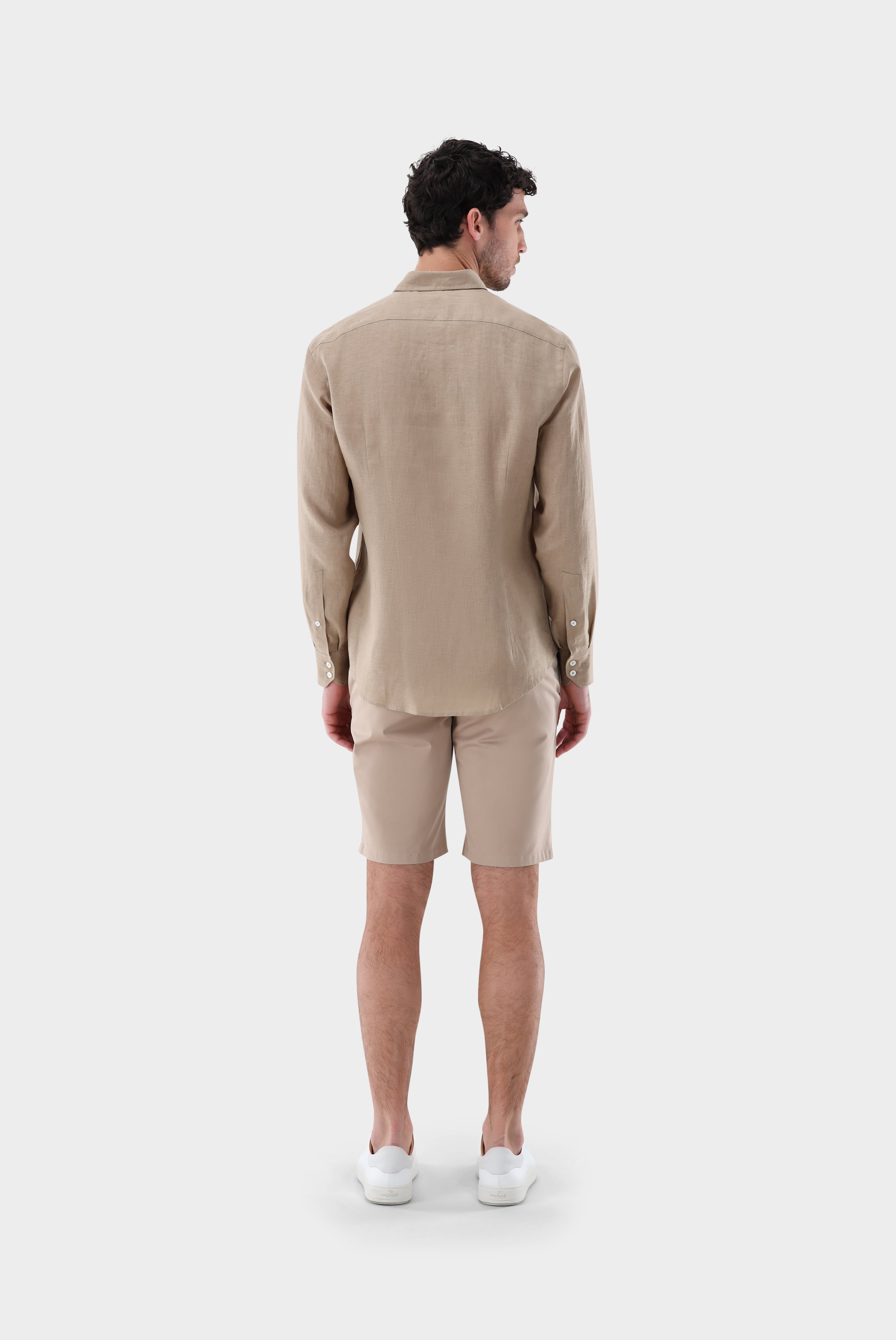 Casual Hemden+Leinenhemd mit Button-Down Kragen Tailor Fit+20.2013.9V.150555.130.38
