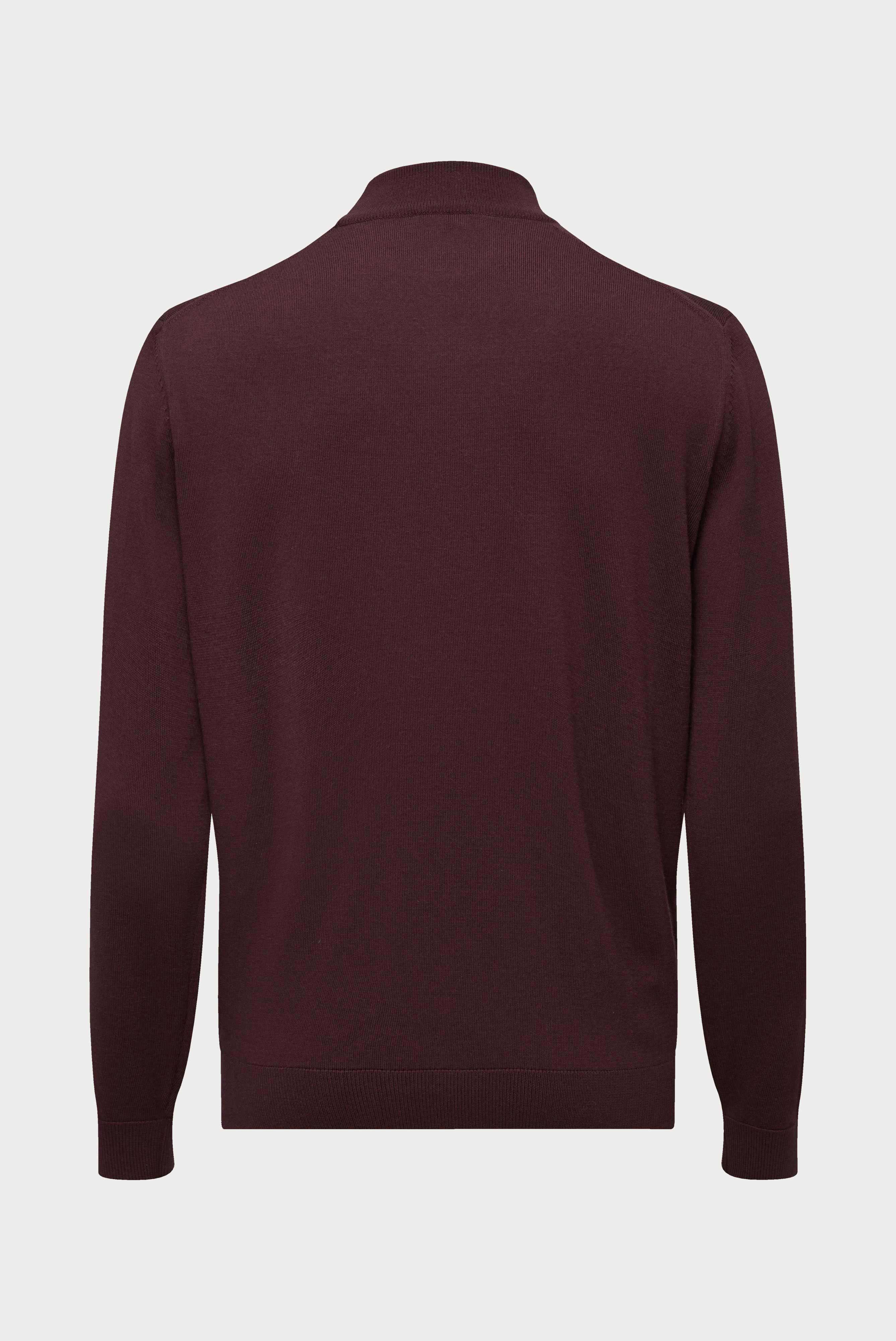 Stehkragenpullover aus Merzerisierter Merinowolle günstig online kaufen