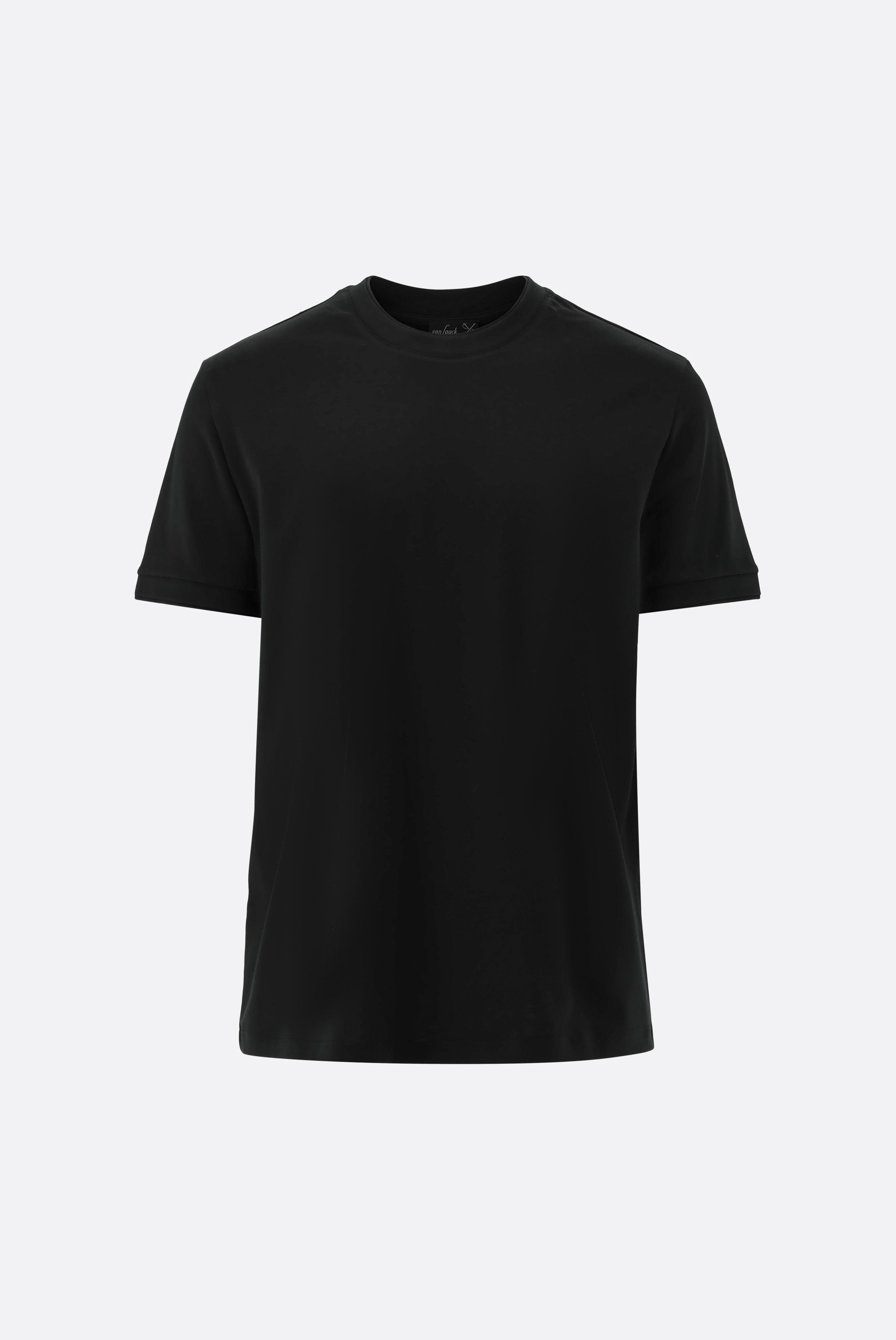 T-Shirts+T-Shirt mit Paspel Details+20.1673.U2.180053.099.XS