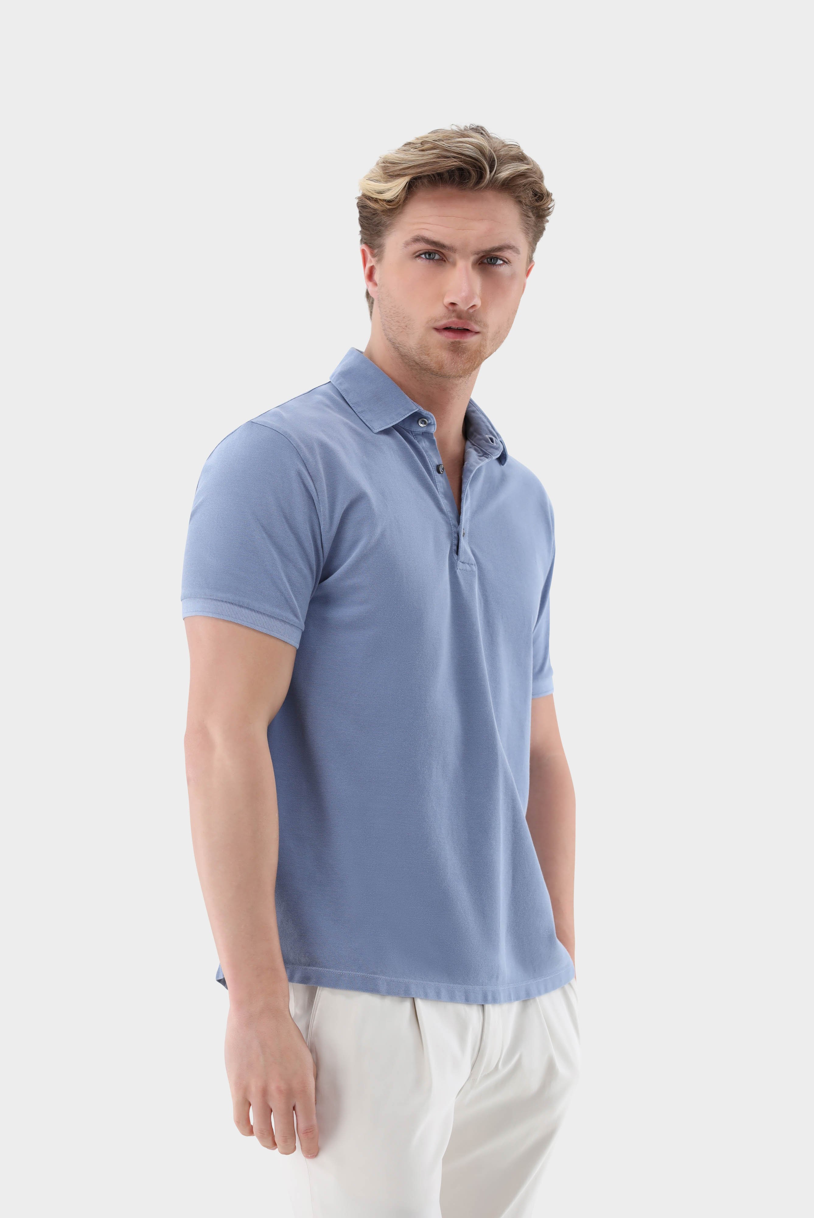 Poloshirts+Garment-Dyed Piqué Polo Shirt+20.1650..Z20047.760.S