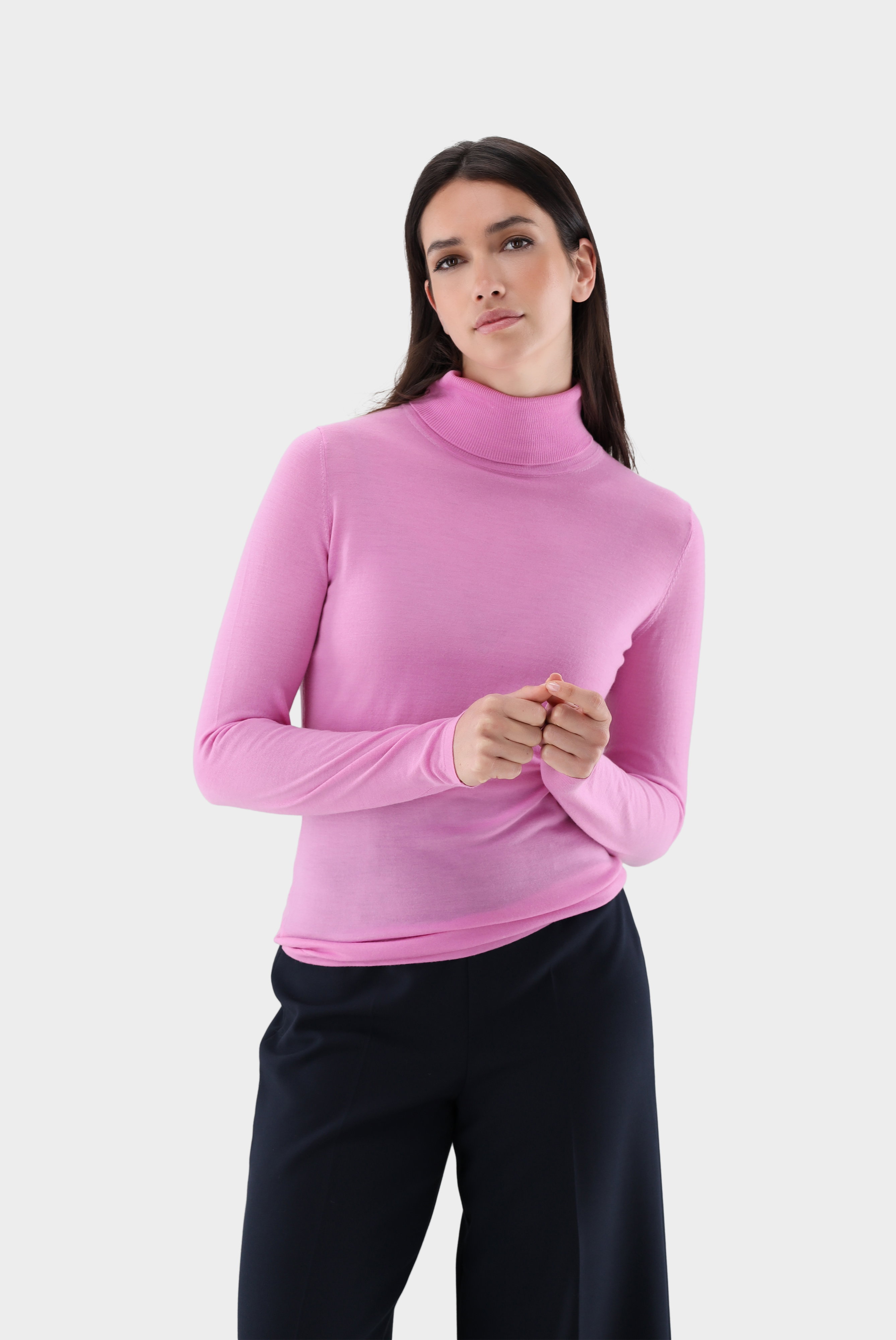 Rollkragenpullover aus Ultrafeiner Merinowolle