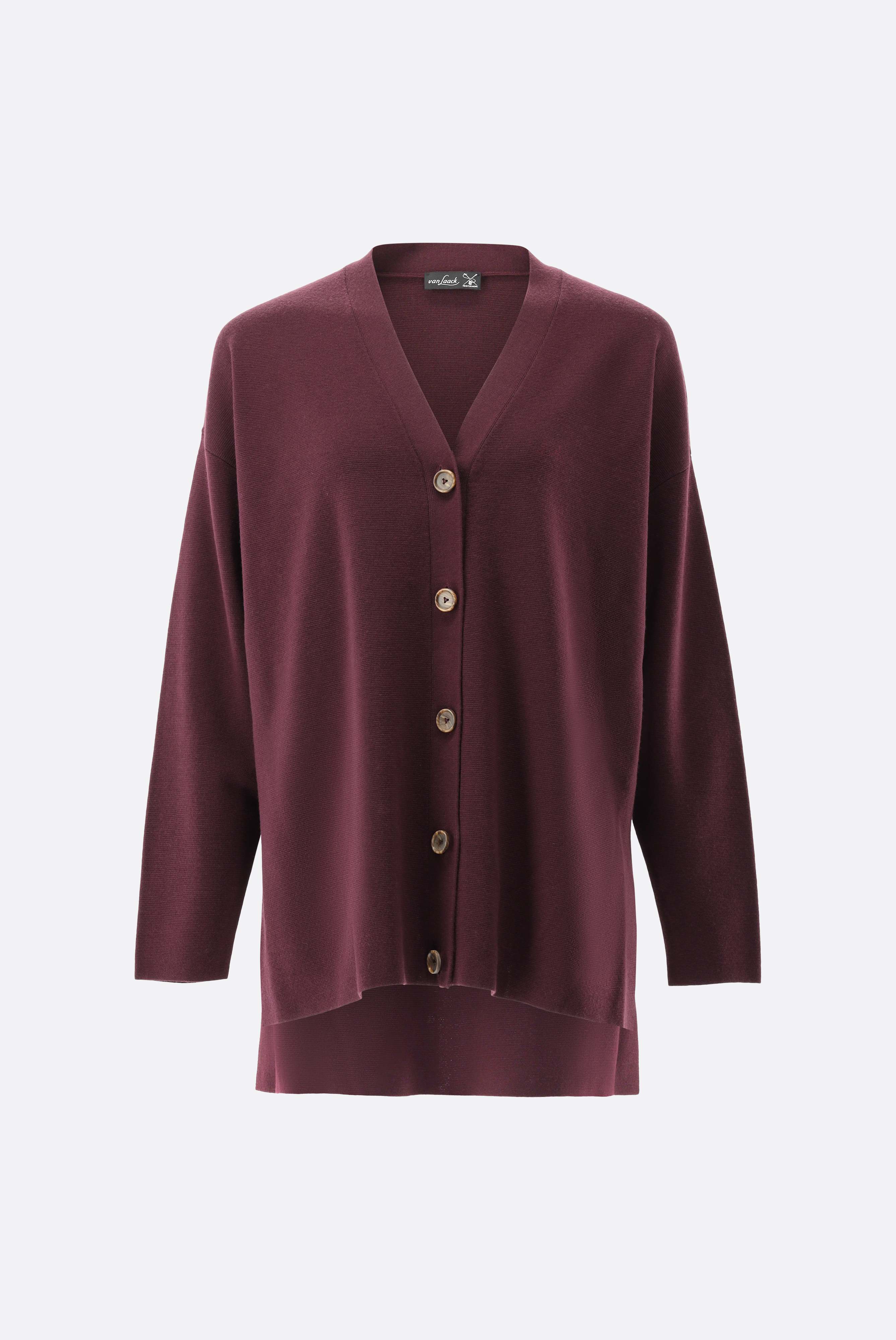 Oversized Cardigan in Ultra-Fine Merino Knit