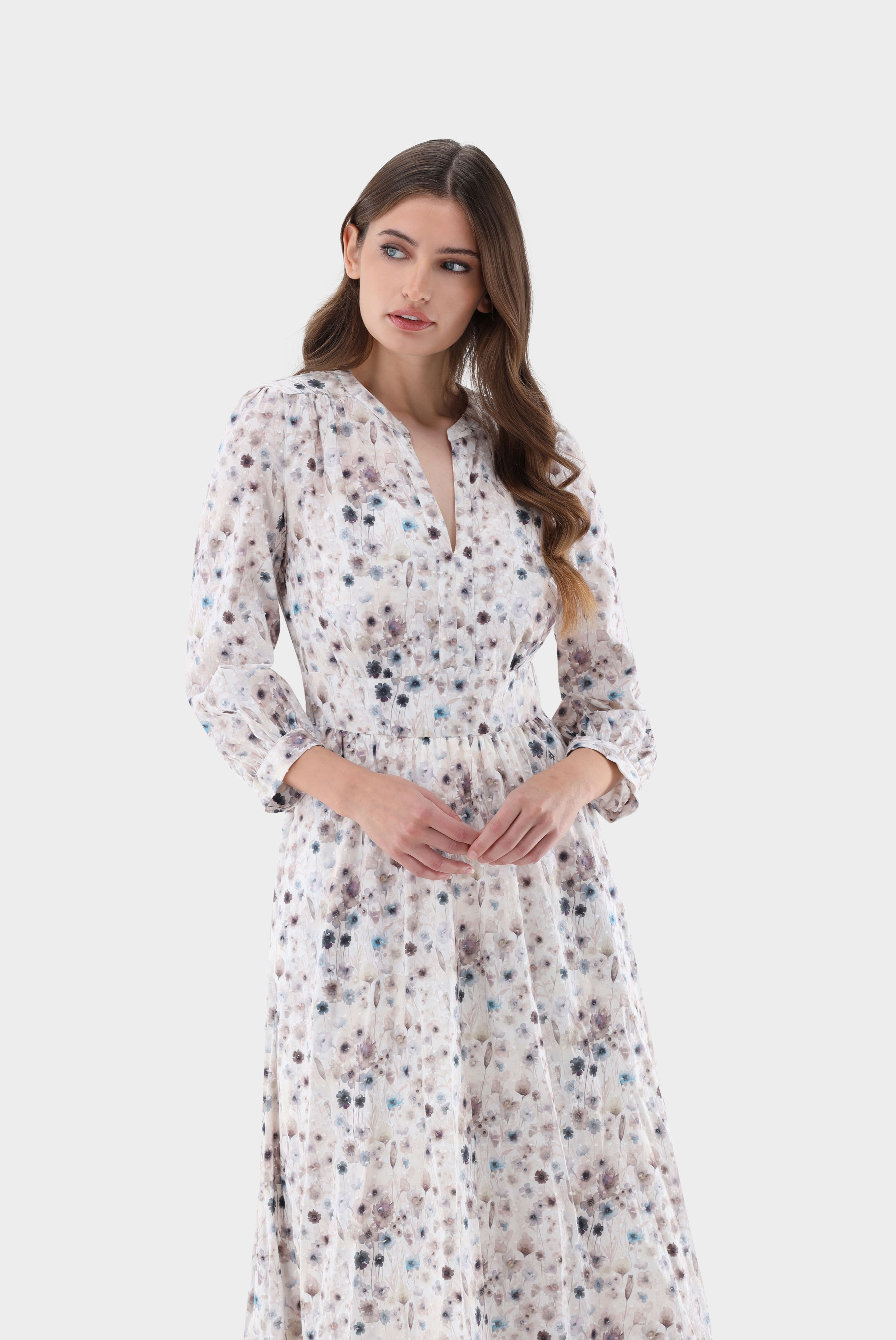 Maxikleid mit Blumenprint