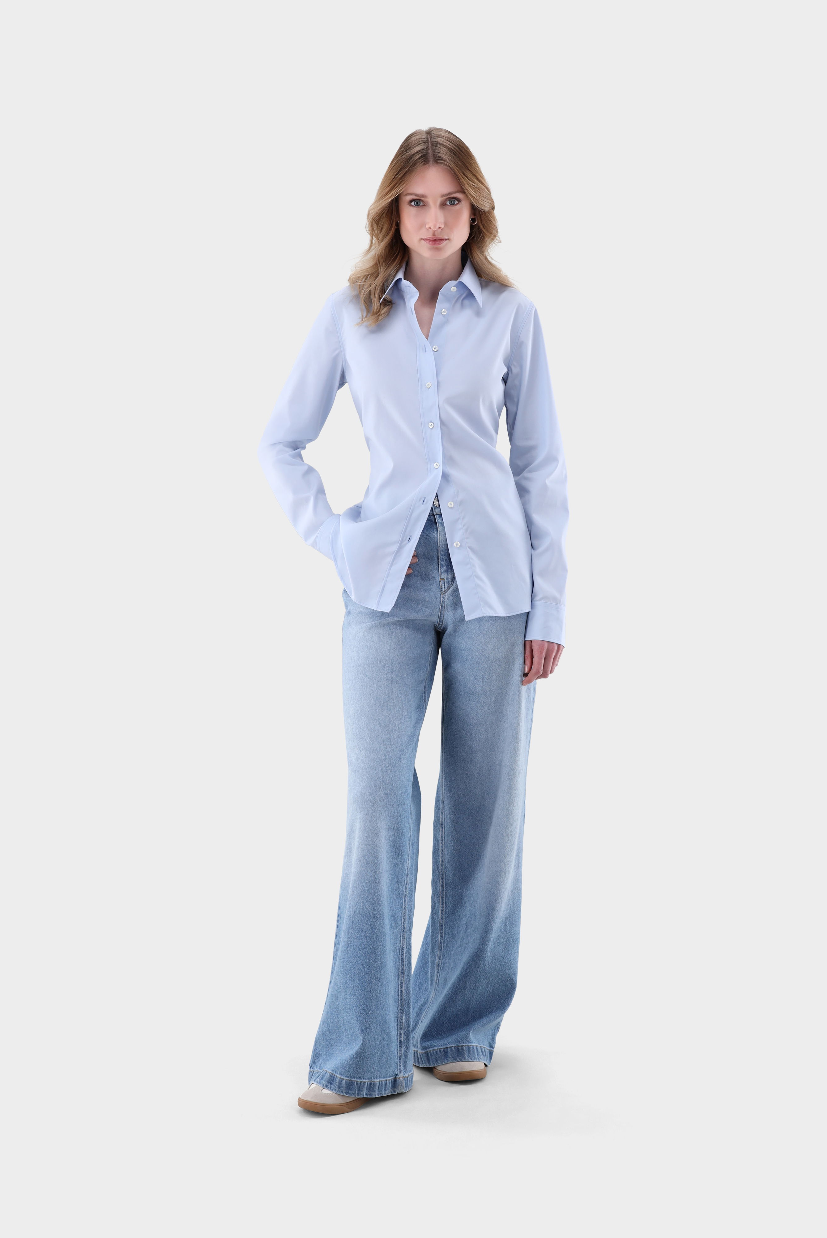 Popeline Hemdbluse günstig online kaufen