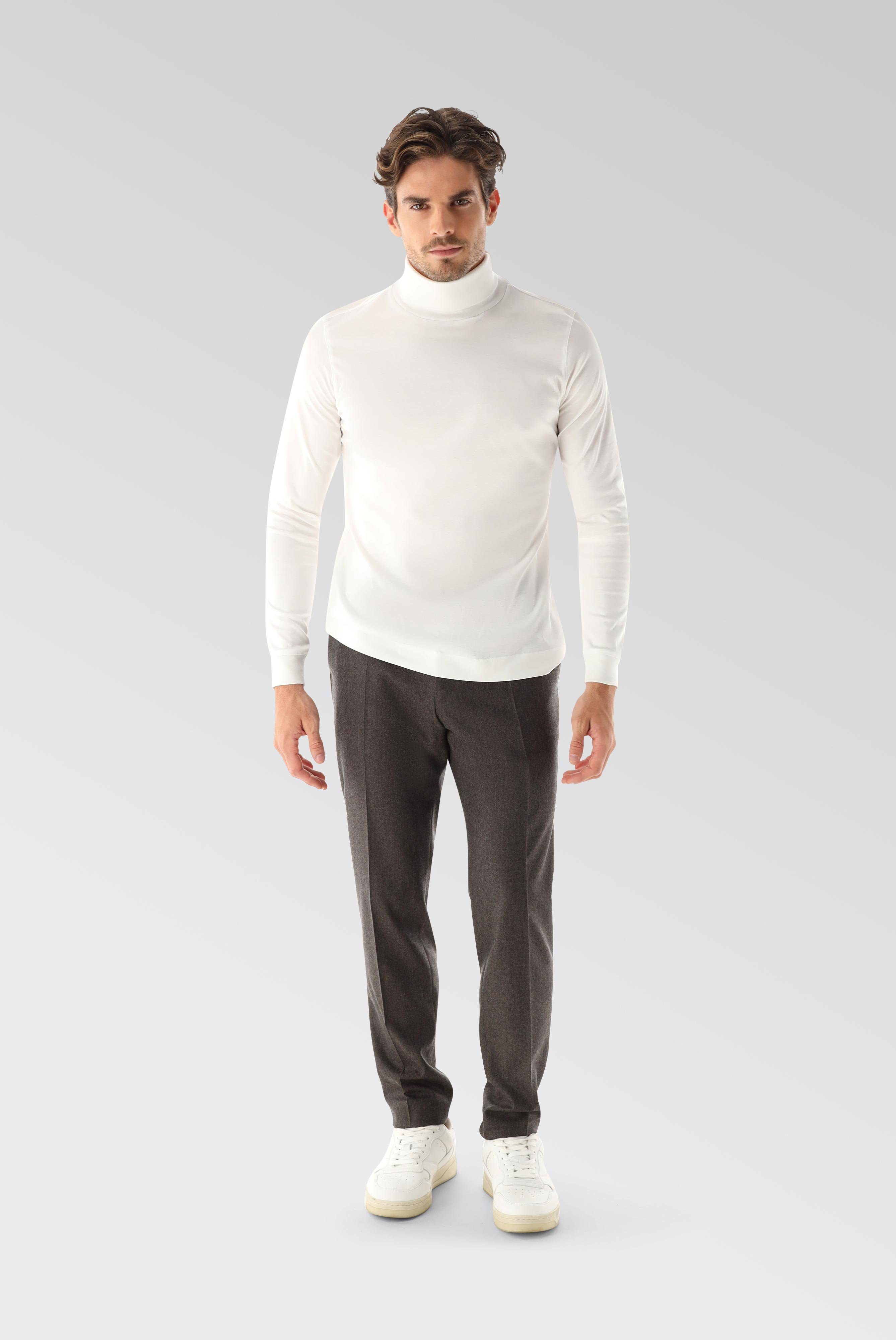 T-Shirts+Swiss Cotton Jersey Turtleneck Shirt+20.1719.UX.180031.000.S