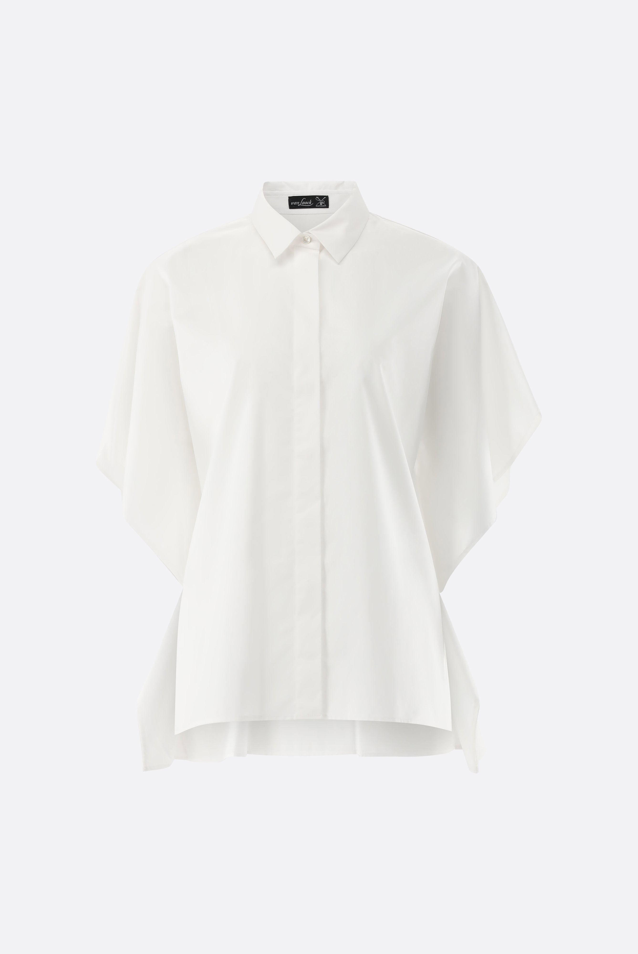 Tunika Bluse aus Popeline
