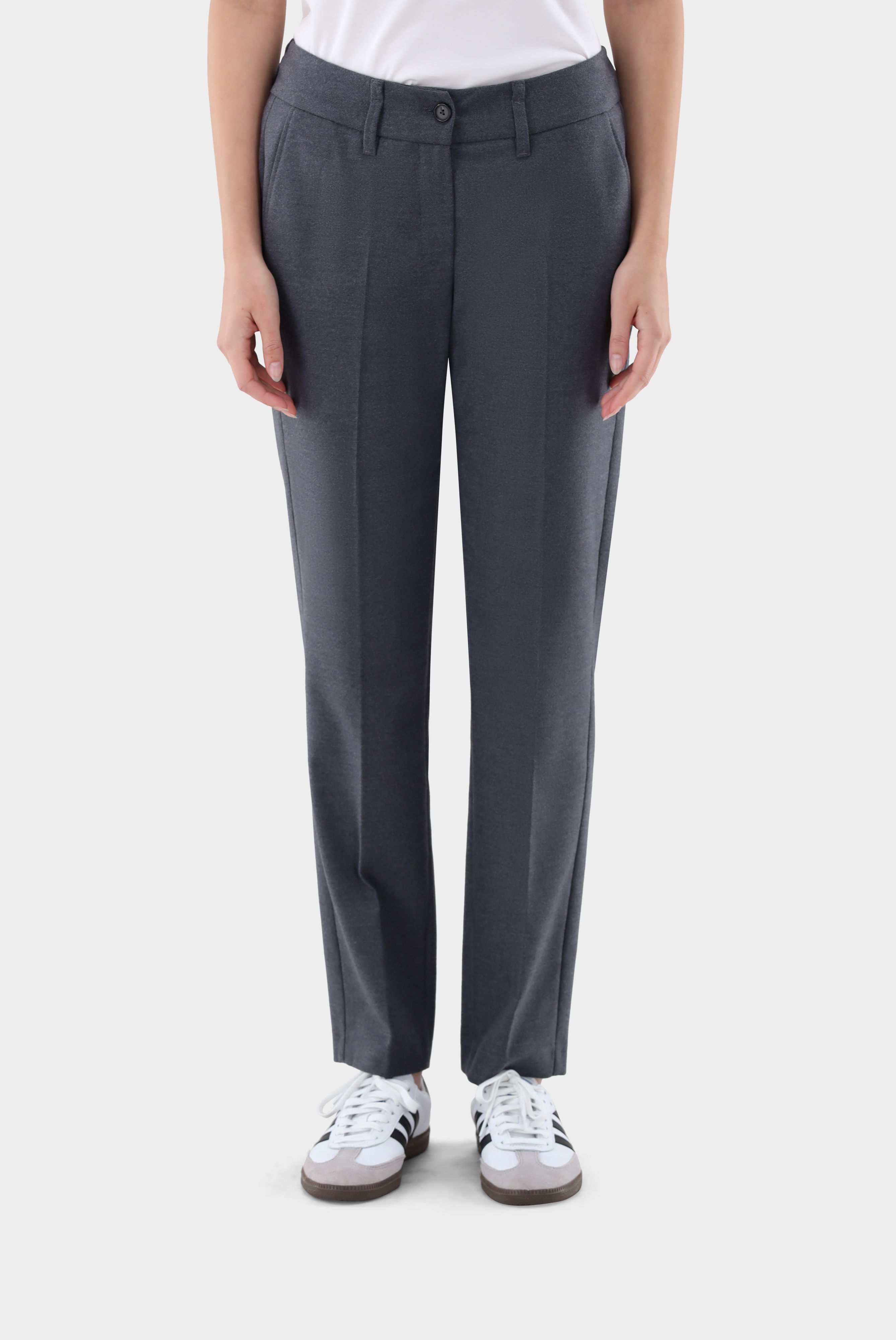 Chino mit geradem Bein aus Flanell