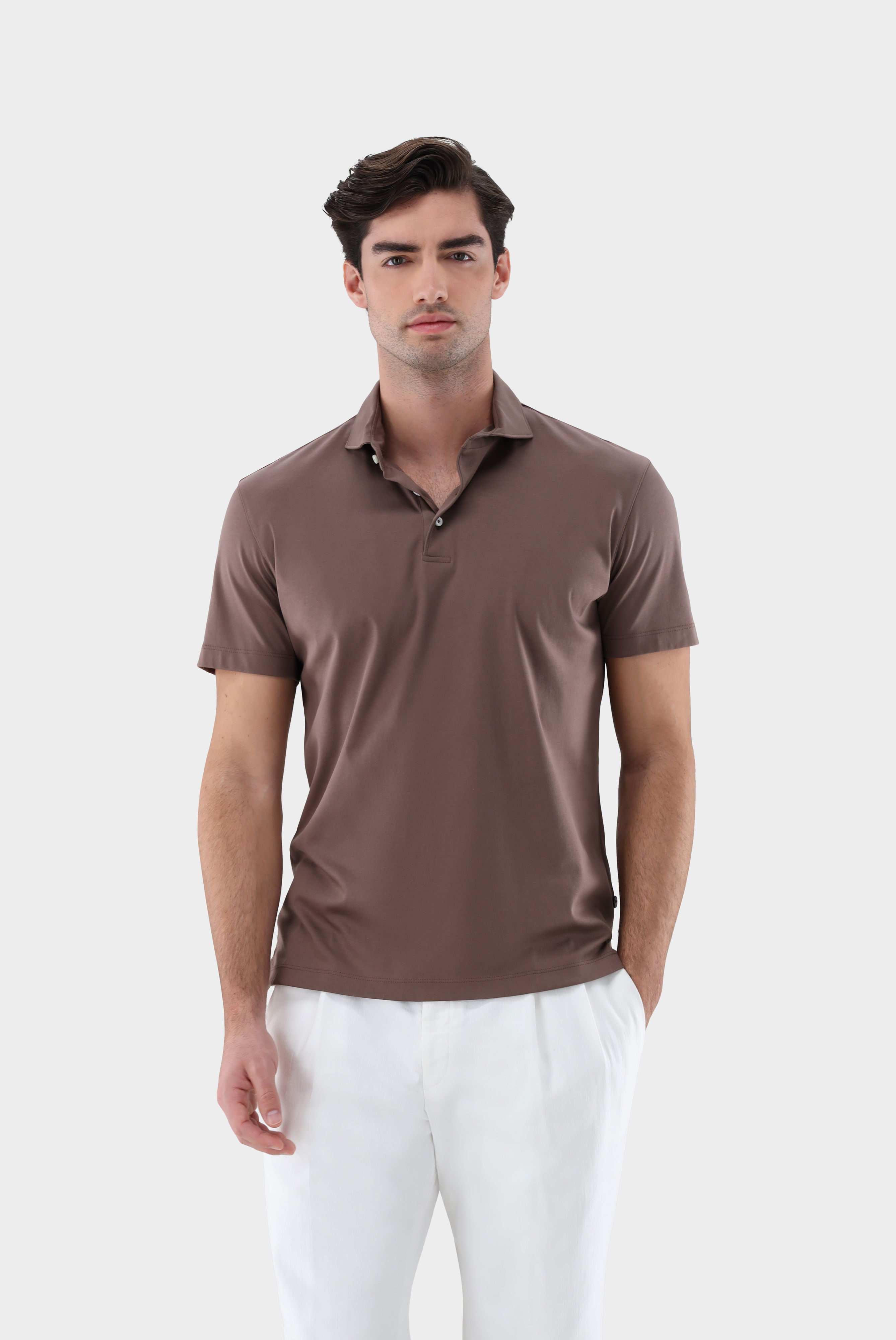 Polo shirt made from Swiss cotton