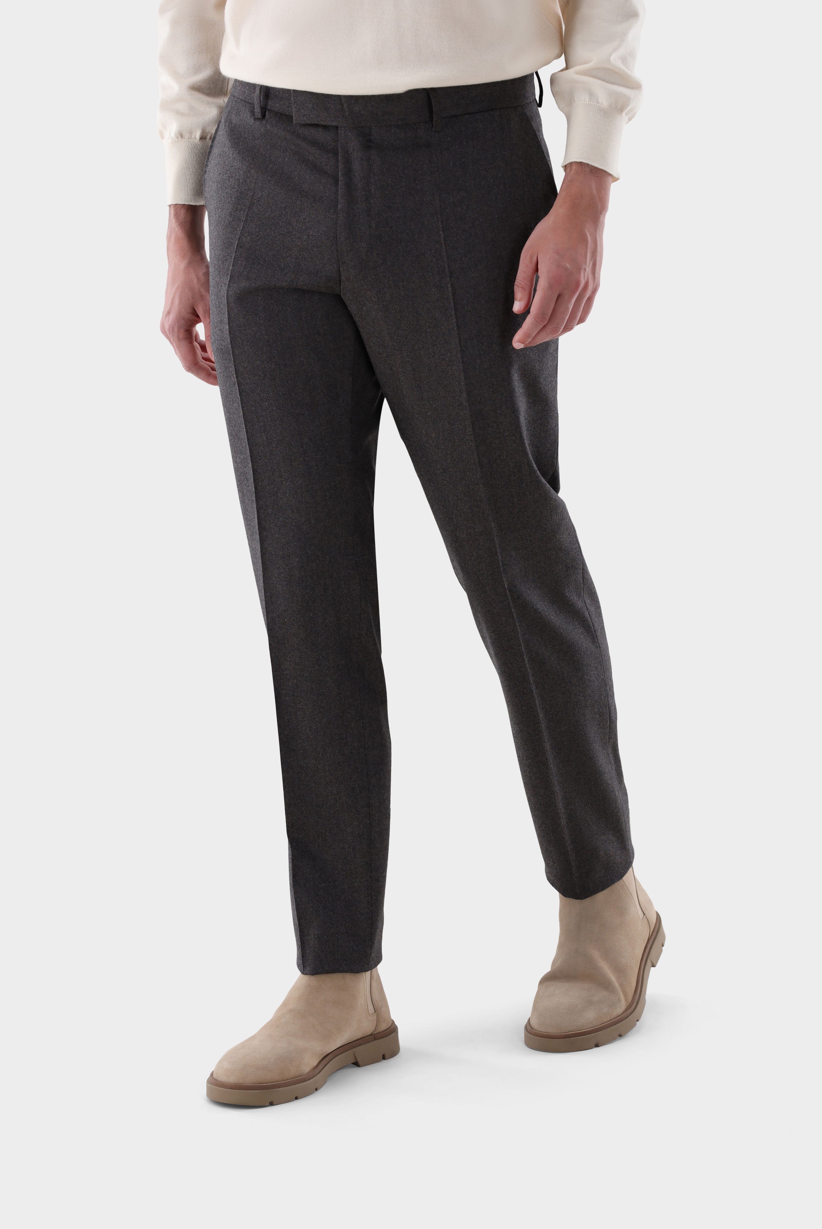 Anzugshose aus Wolle Slim Fit