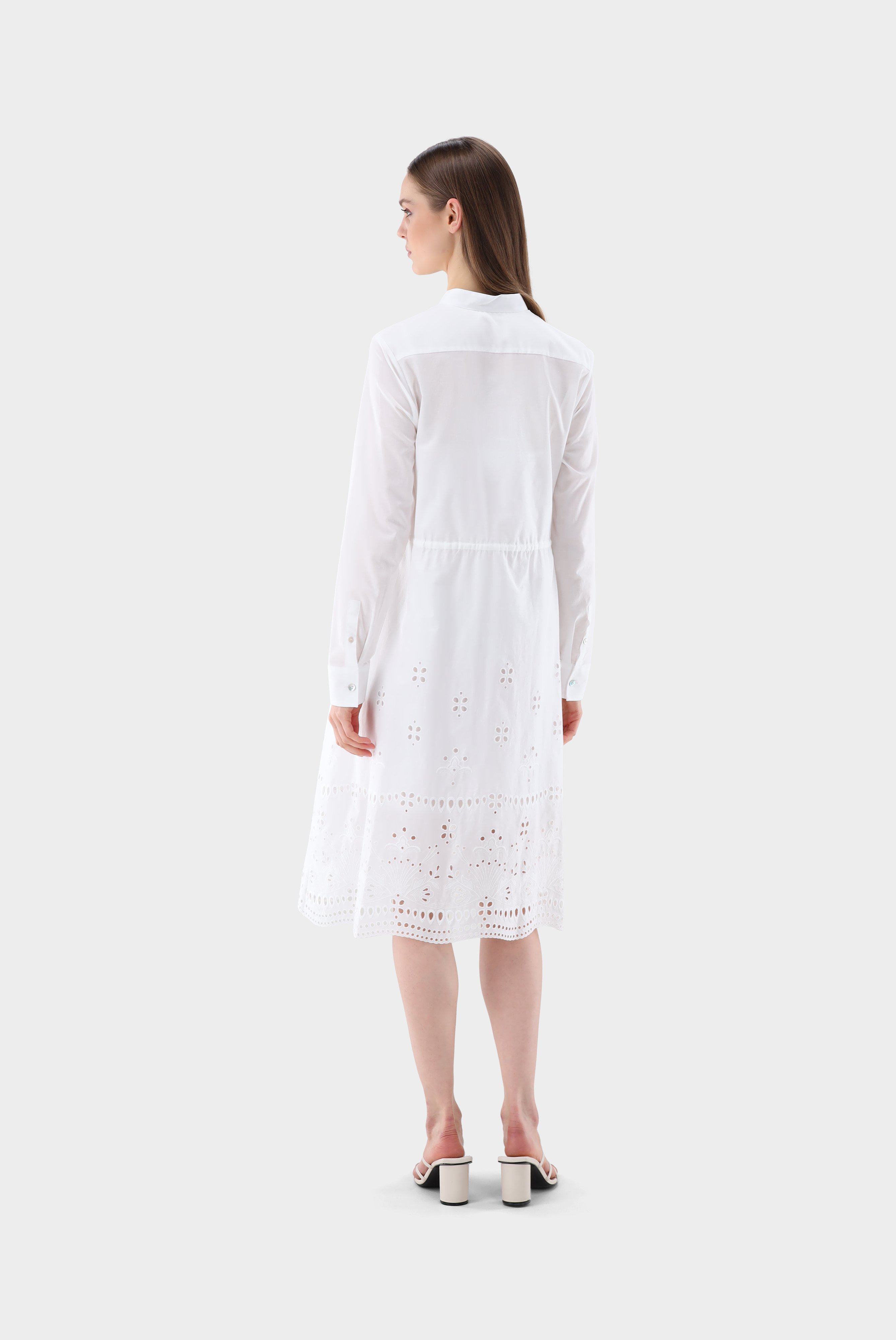 Dresses & Skirts+Midi Dress with Embroidery+05.658T.8P.151317.000.32