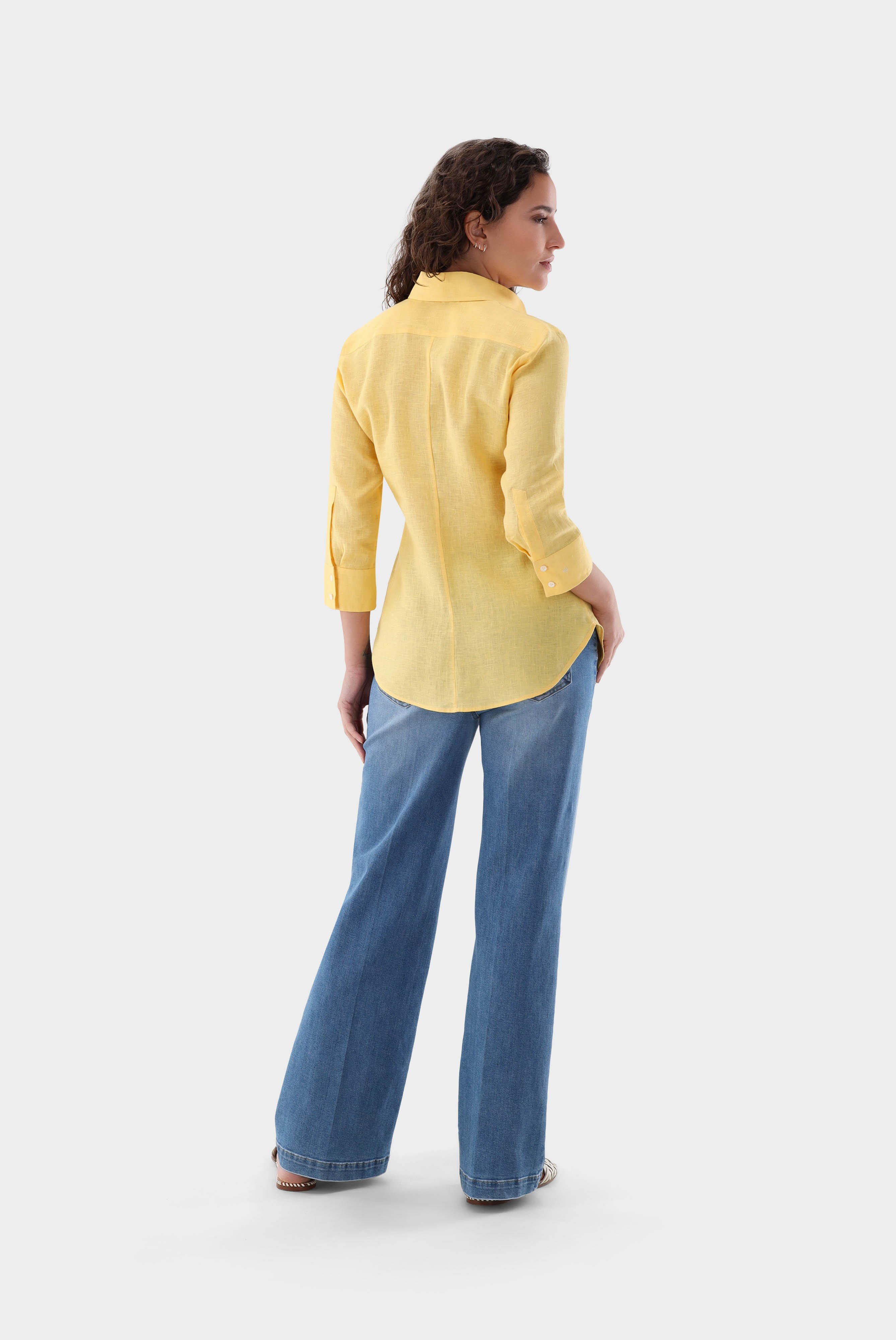 Casual Blouses+Fitted Linen Blouse+05.528S.FW.150555.230.32