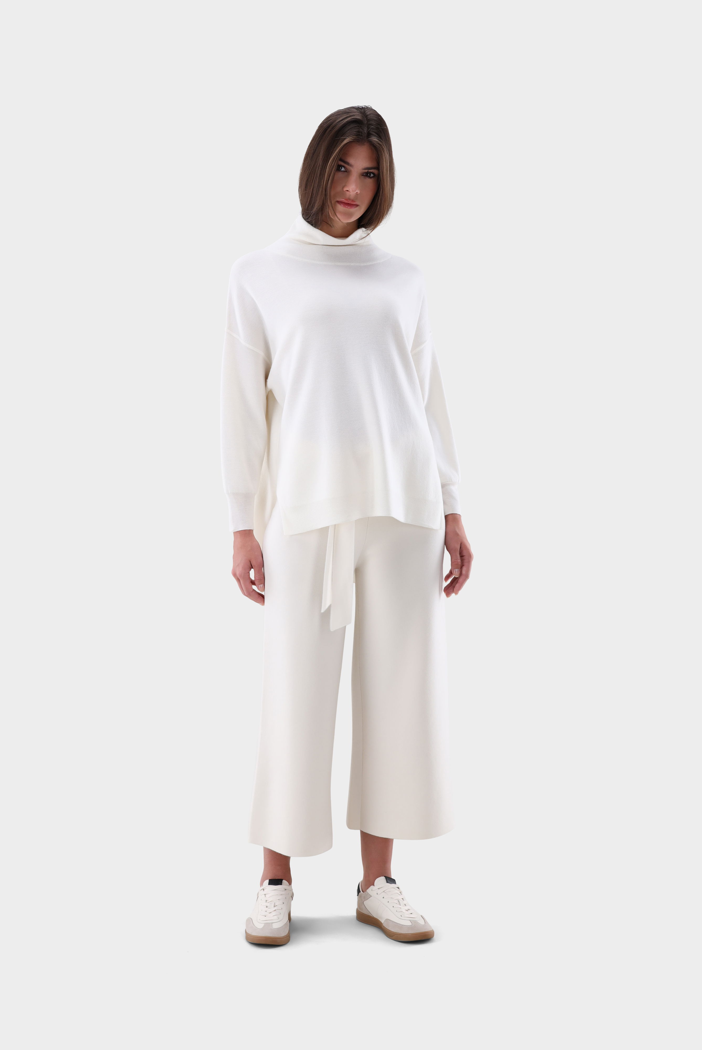 Rollkragenpullover oversized aus Merinowolle günstig online kaufen