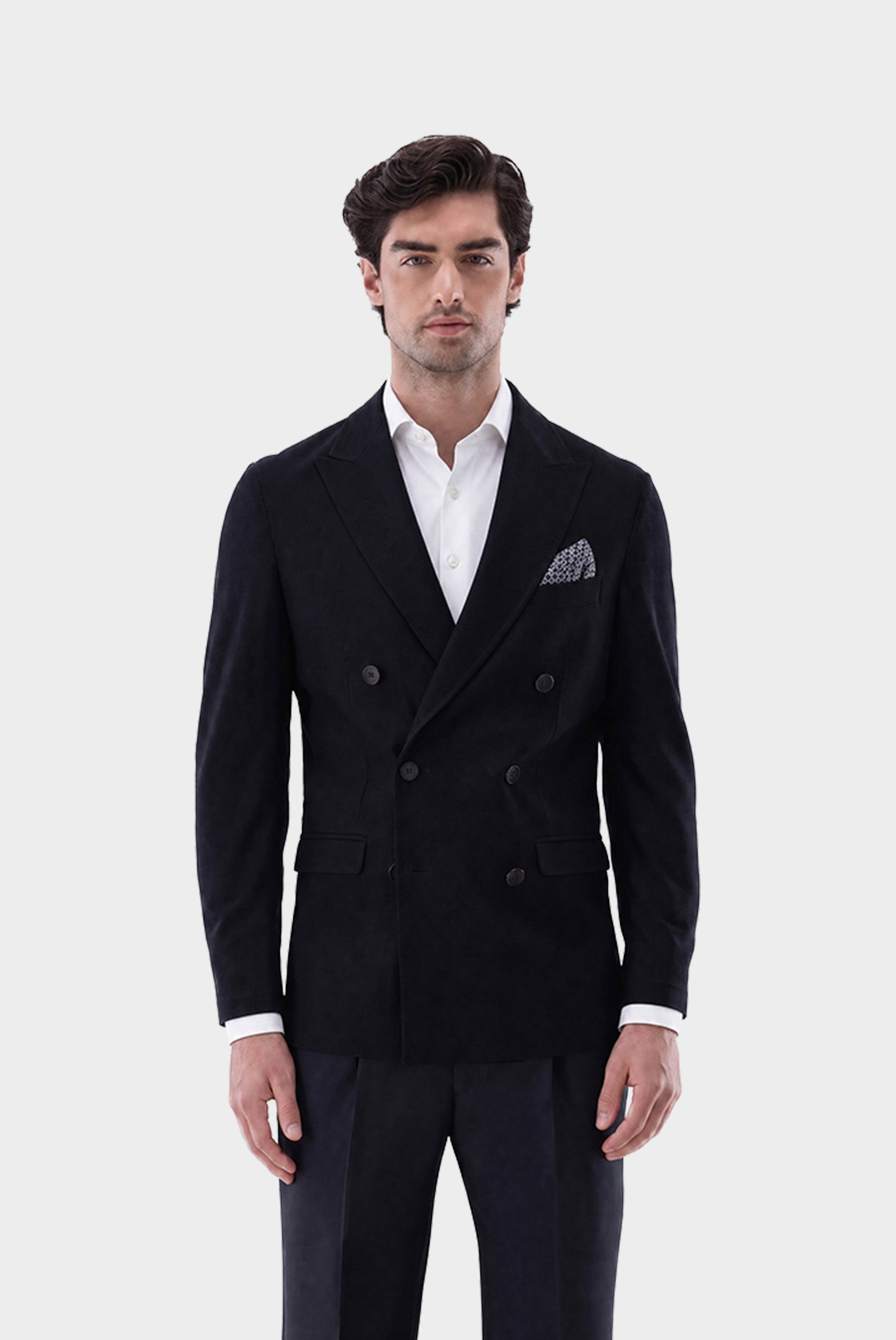 Pocket square with wool