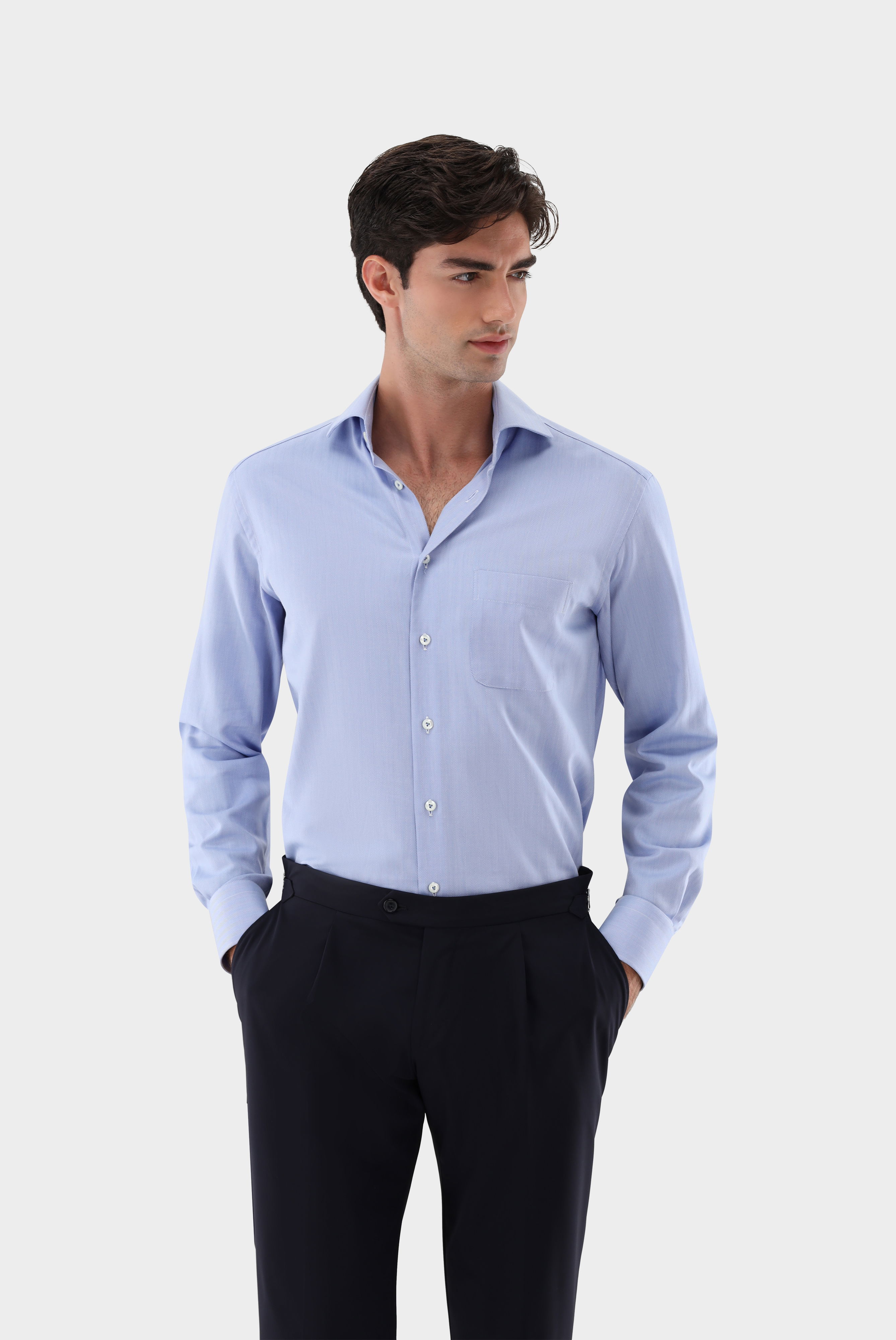 Herringbone Shirt Tailor Fit