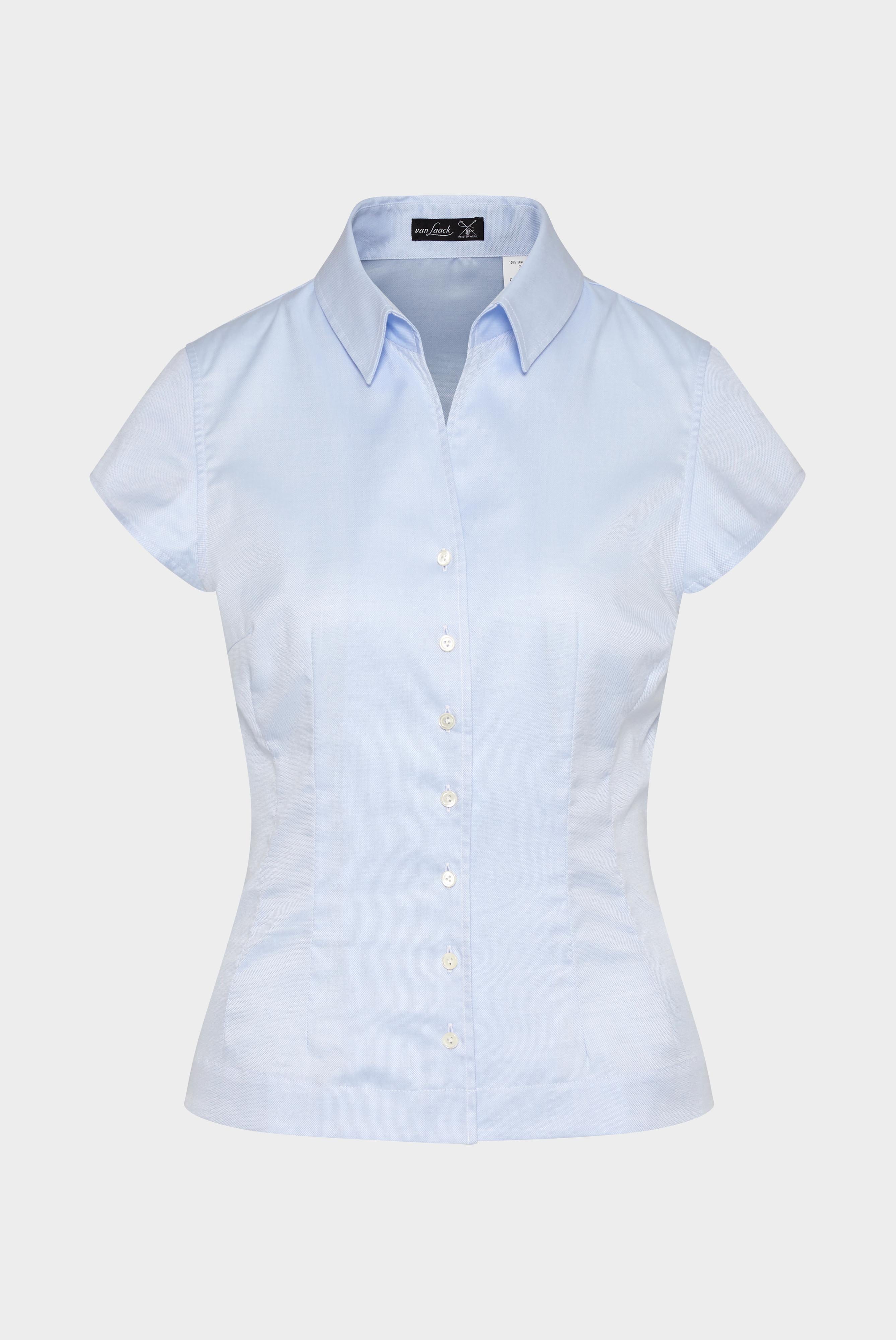 Business Blouses+Natté Short Sleeve Shirt Blouse+05.5029.73.130532.720.48
