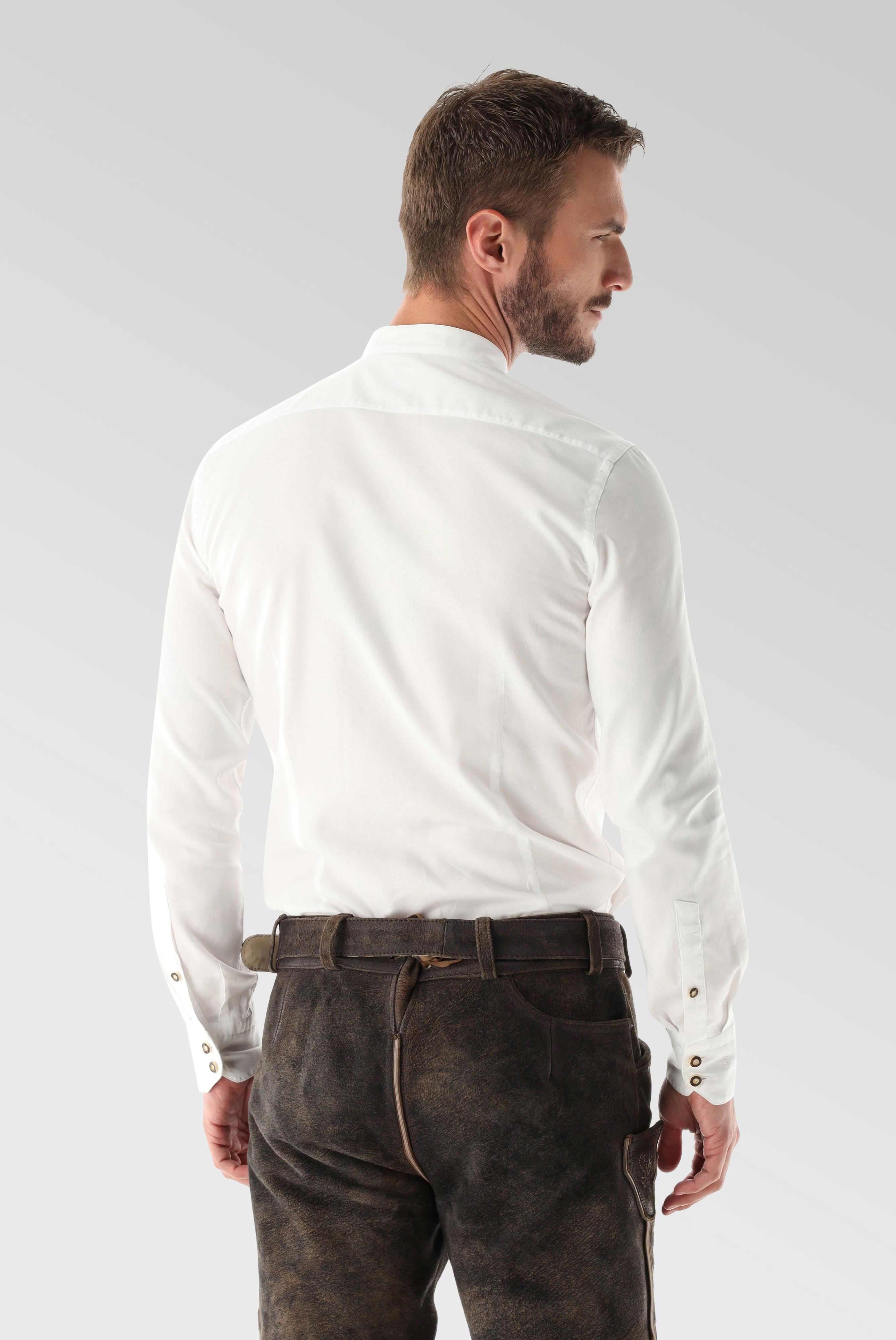 Festliche Hemden+Plain Pin Point Oxford Pleated Traditional Shirt+20.2072.EB.150251.000.38