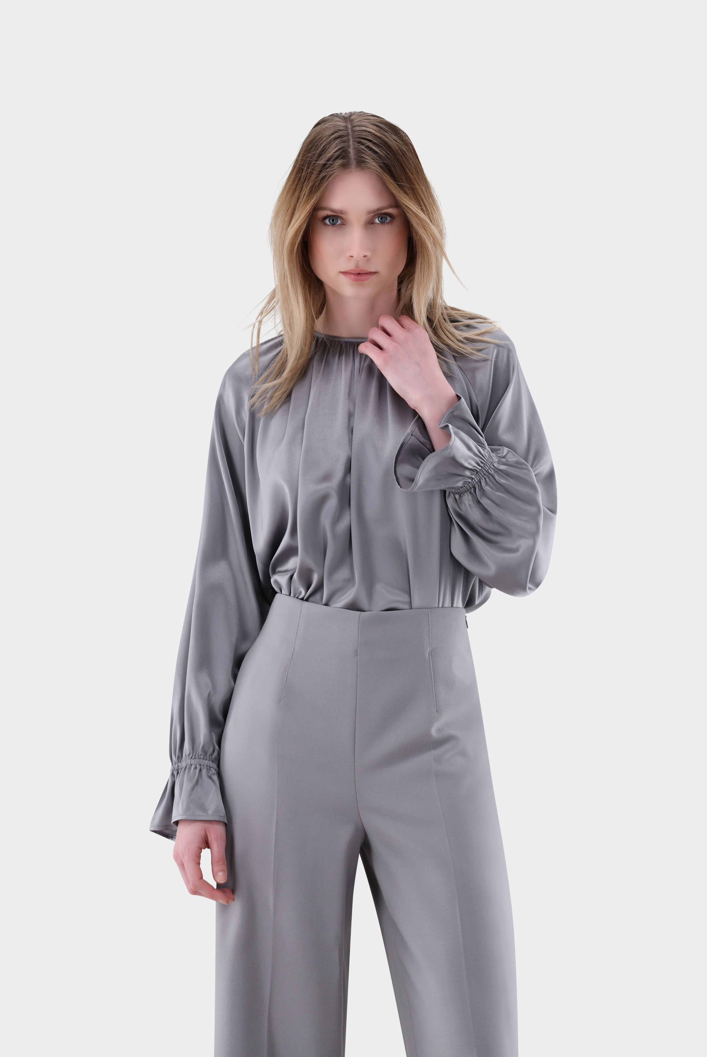 Schlupfbluse aus Seide