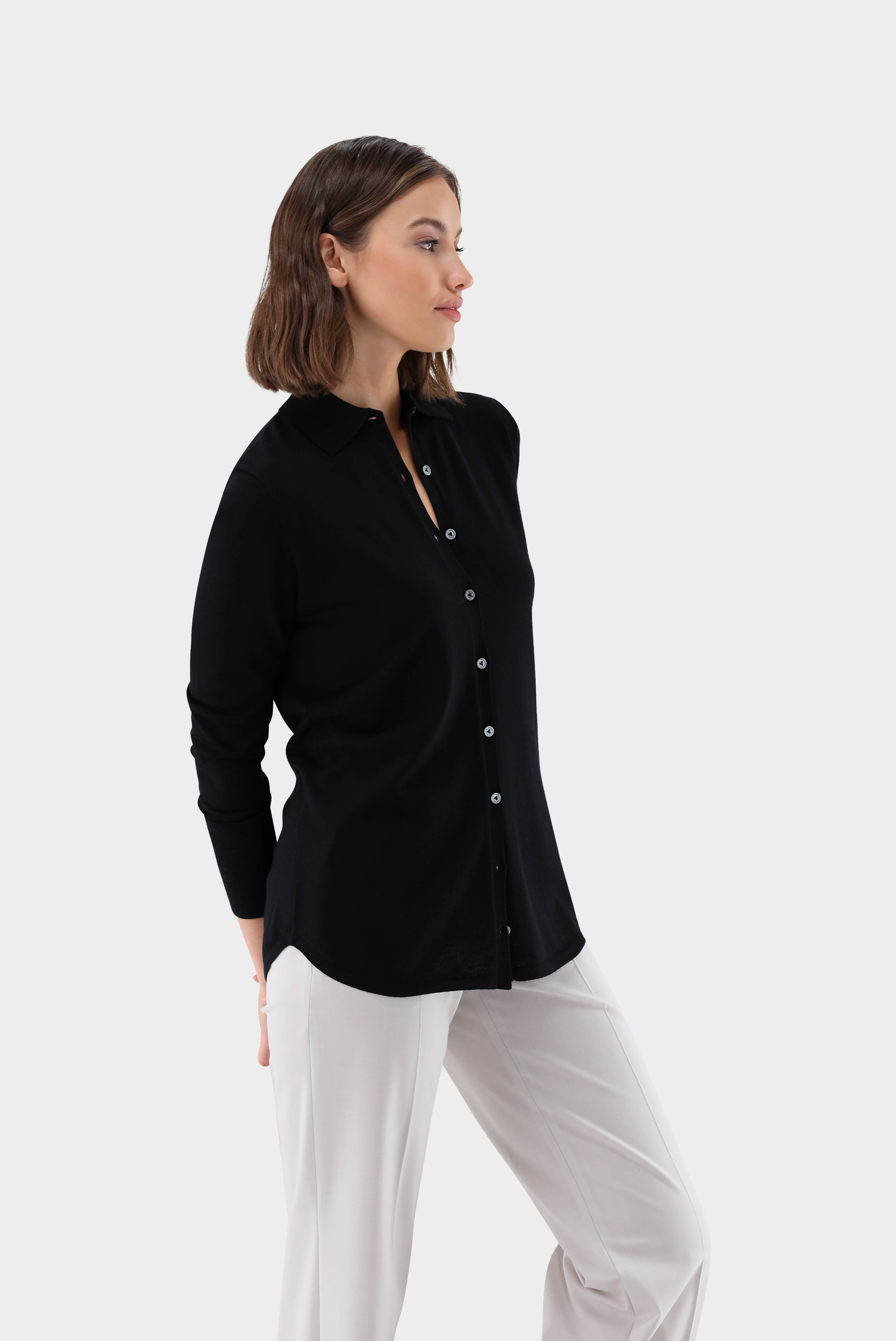 Strick-Bluse aus Merinowolle