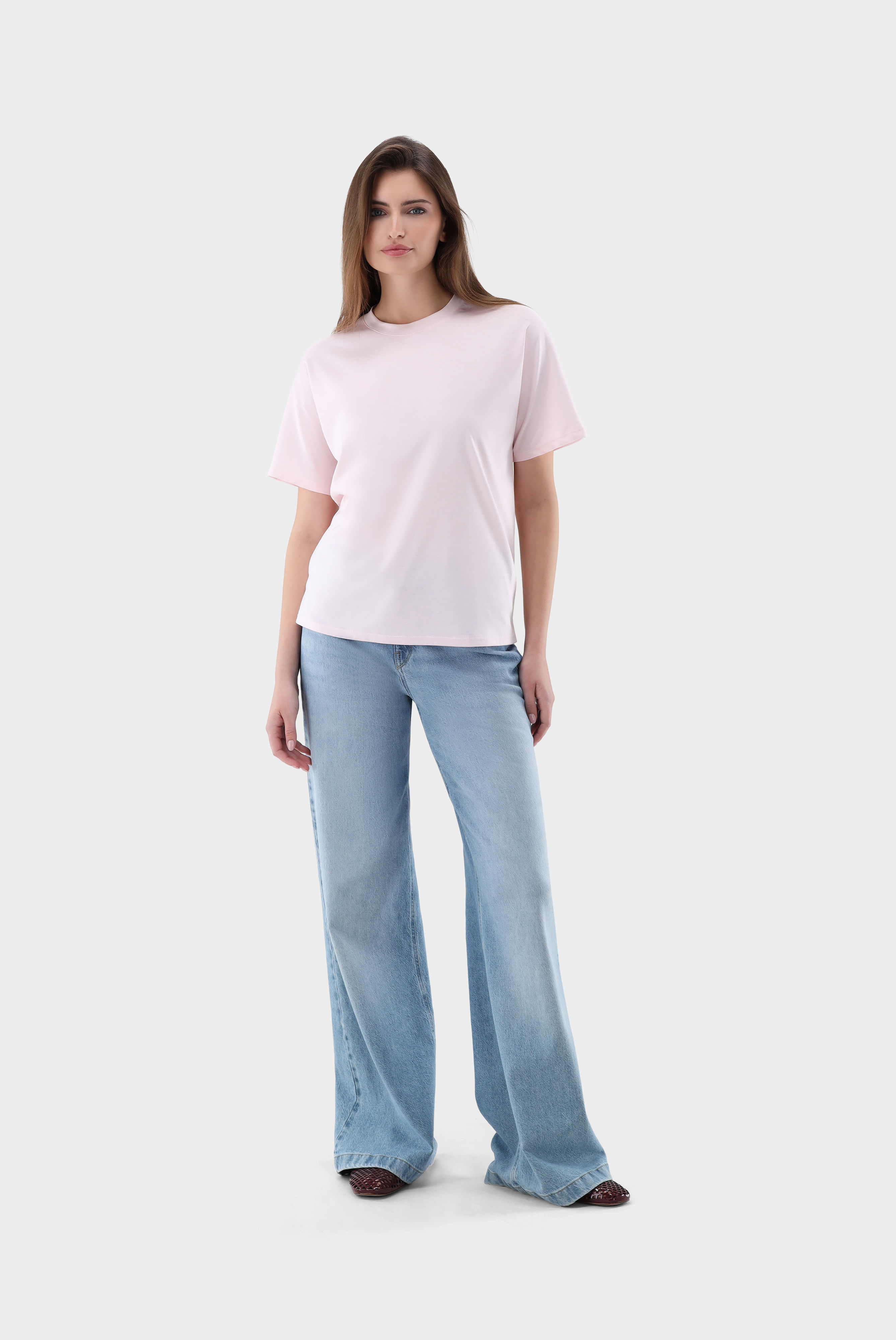 T-Shirt aus Schweizer Baumwolljersey günstig online kaufen